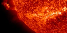 Starker Sonnensturm prallt jetzt direkt auf die Erde