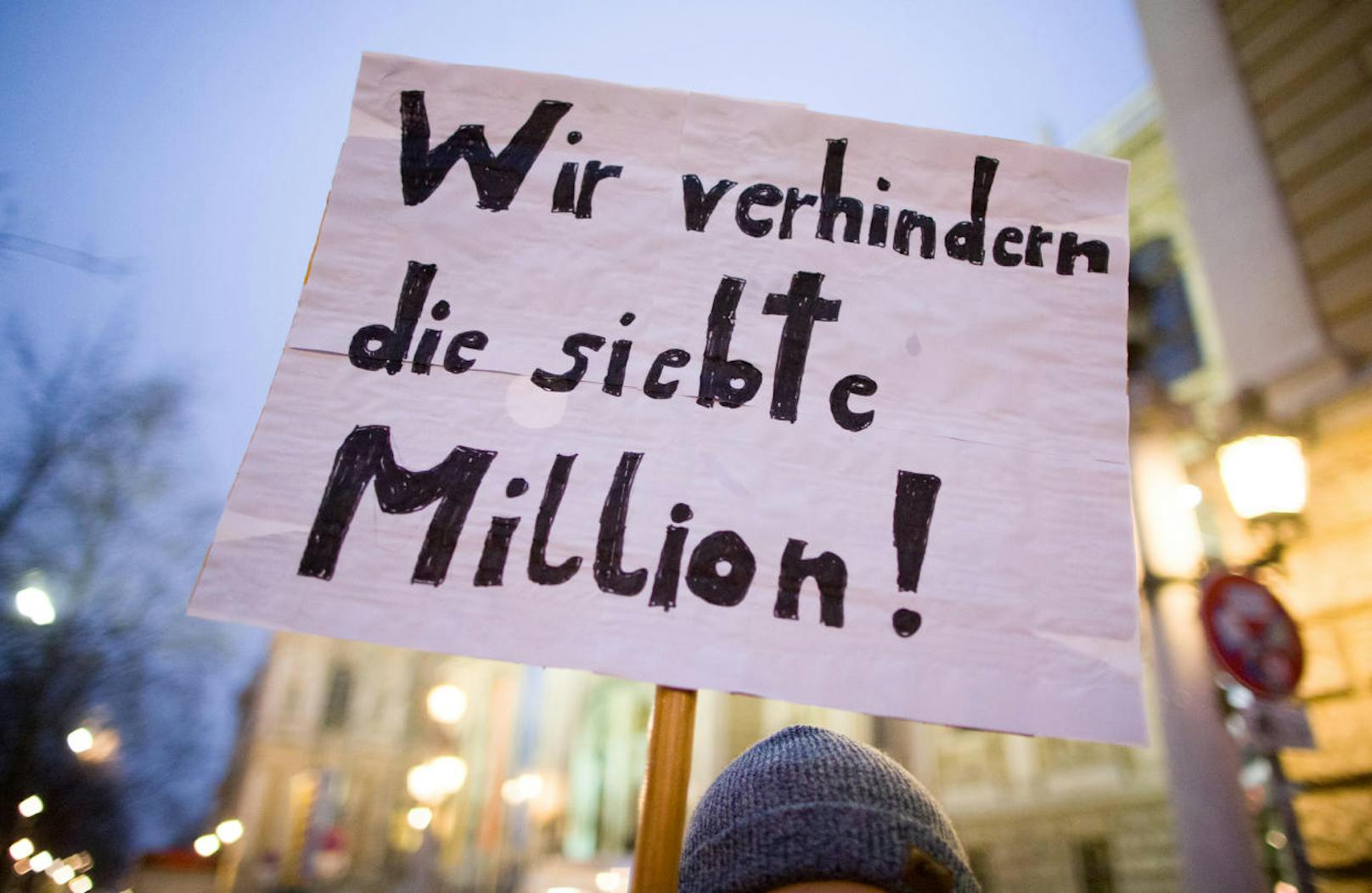 Demonstrationen gegen den Akademikerball in Wien am 26. Jänner 2018.