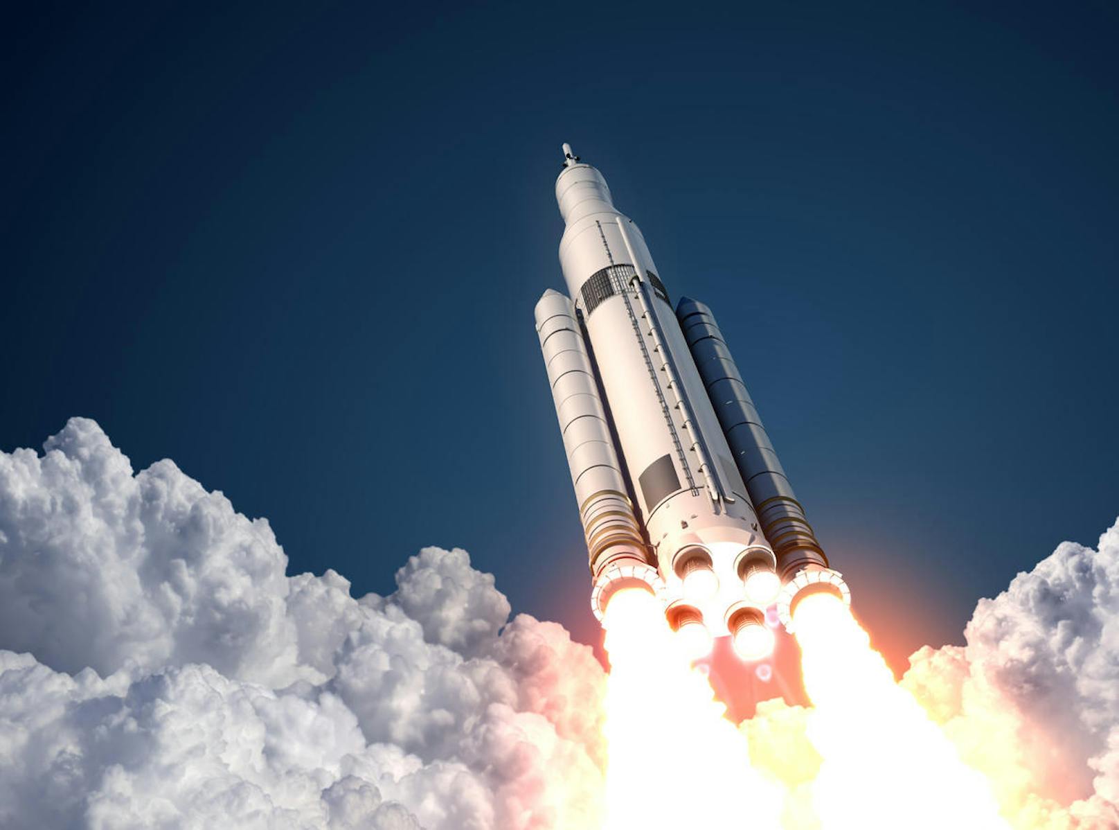 Erfolgreicher Start: Eine SpaceX-Rakete bringt den deutschen Satelliten ins All.