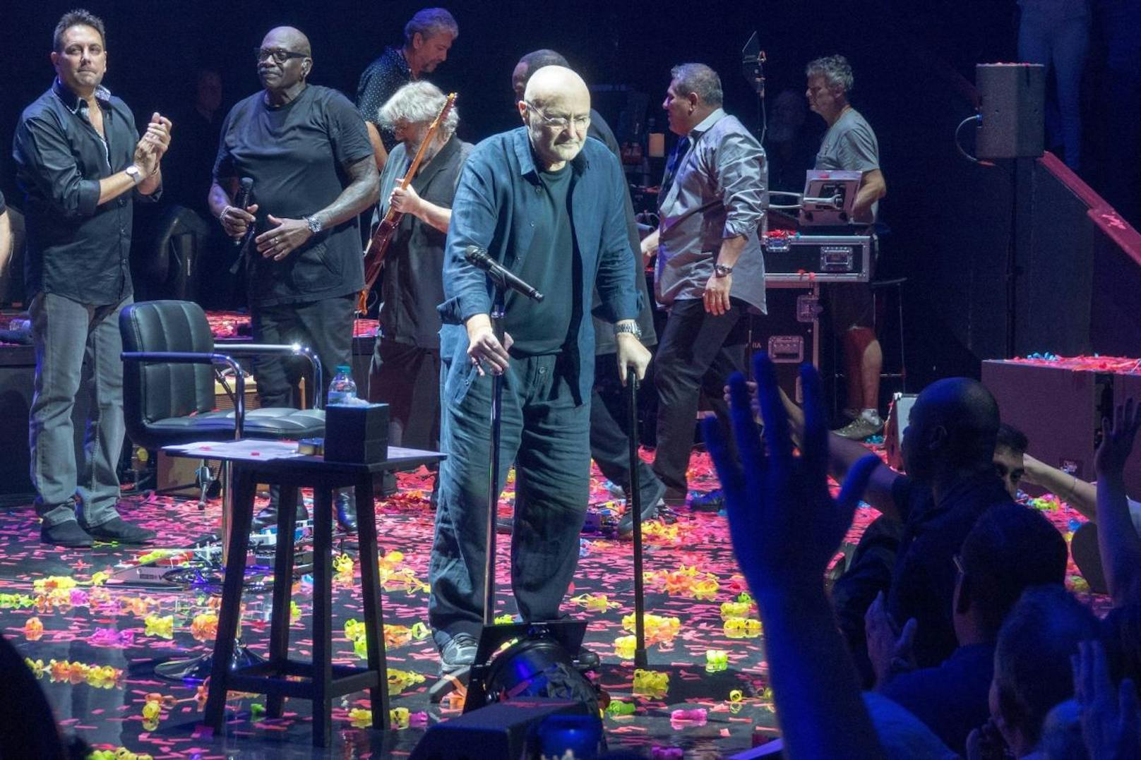 Phil Collins beim London-Konzert  in der Royal Albert Hall am 7.6.2017