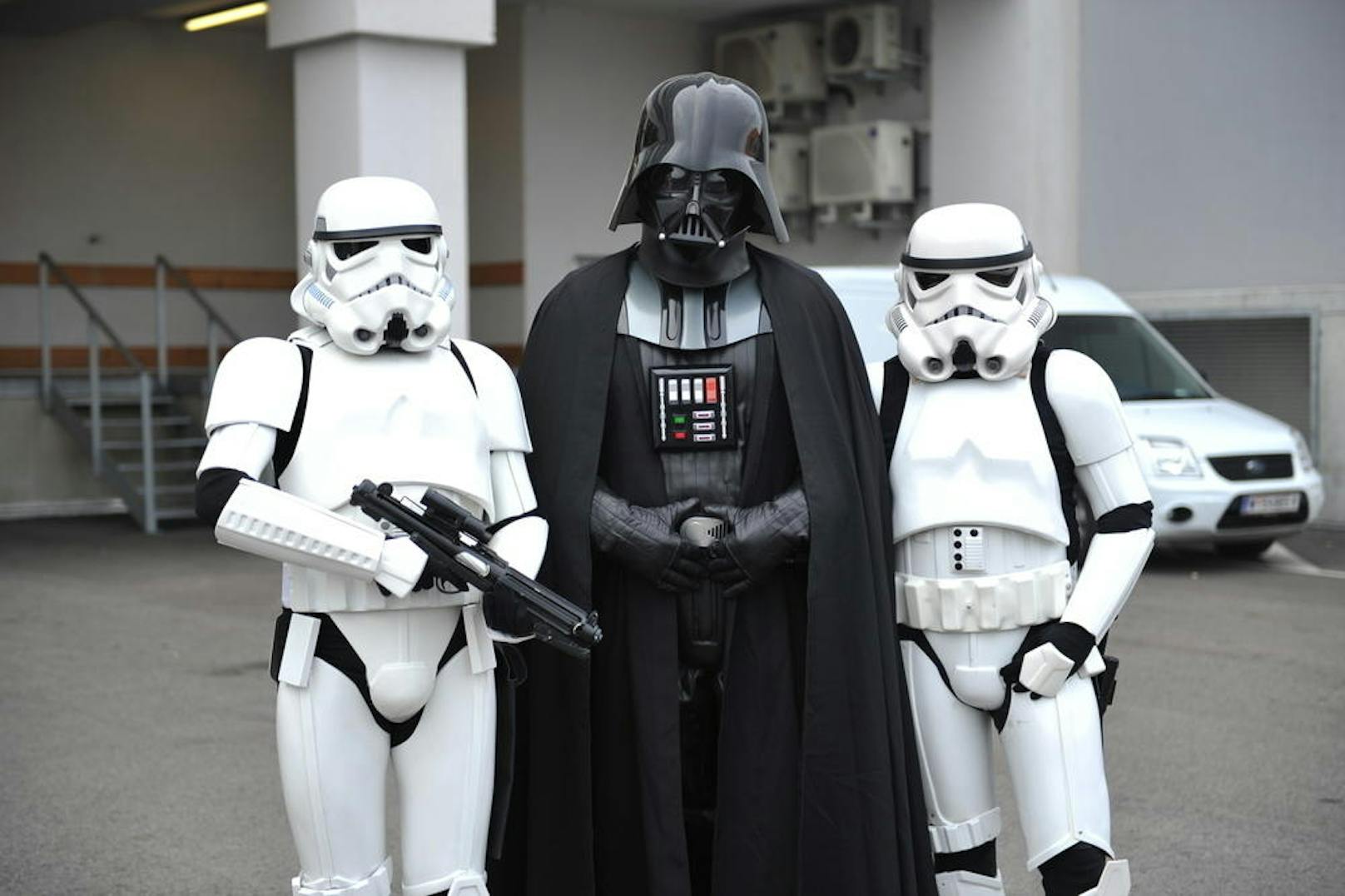 Darth Vader, gern gesehener Gast bei der COMIX Vienna.