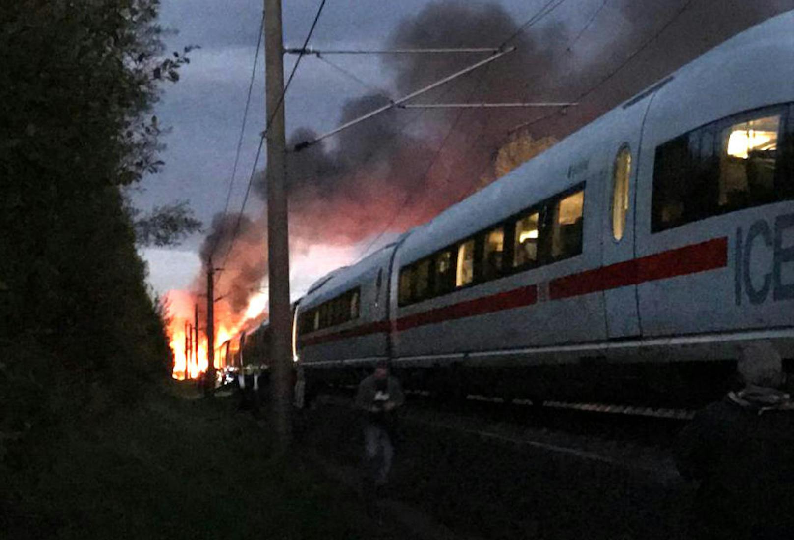 Der Brand ereignete sich in Montabaur, im deutschen Bundesland Rheinland-Pfalz.