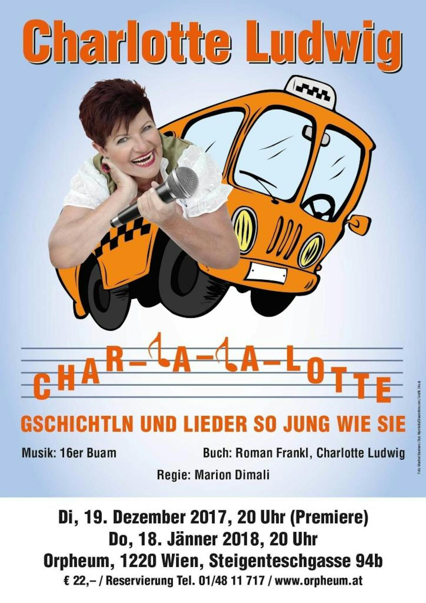 Char-la-la-lotte - ein Kabarett- und Liederabend mit Charlotte Ludwig 