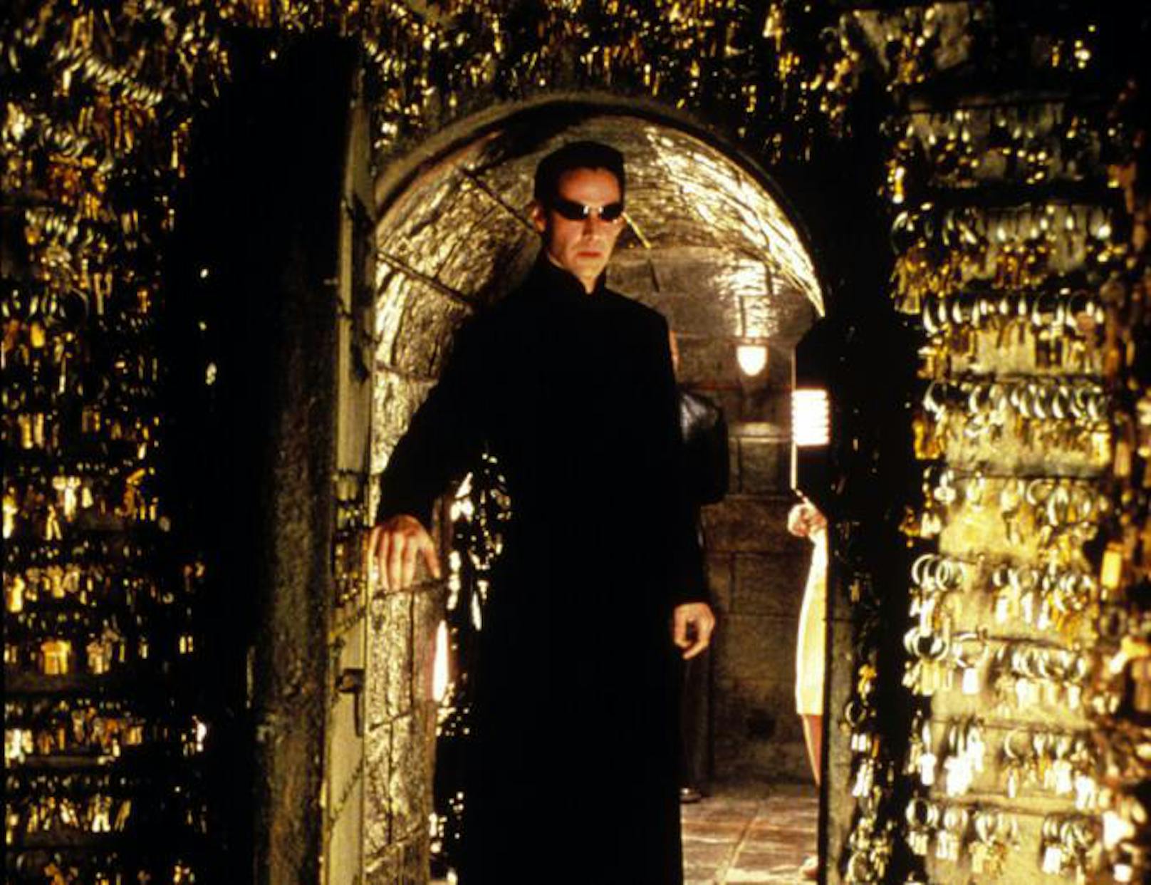 Keanu Reeves in "Matrix Reloaded"