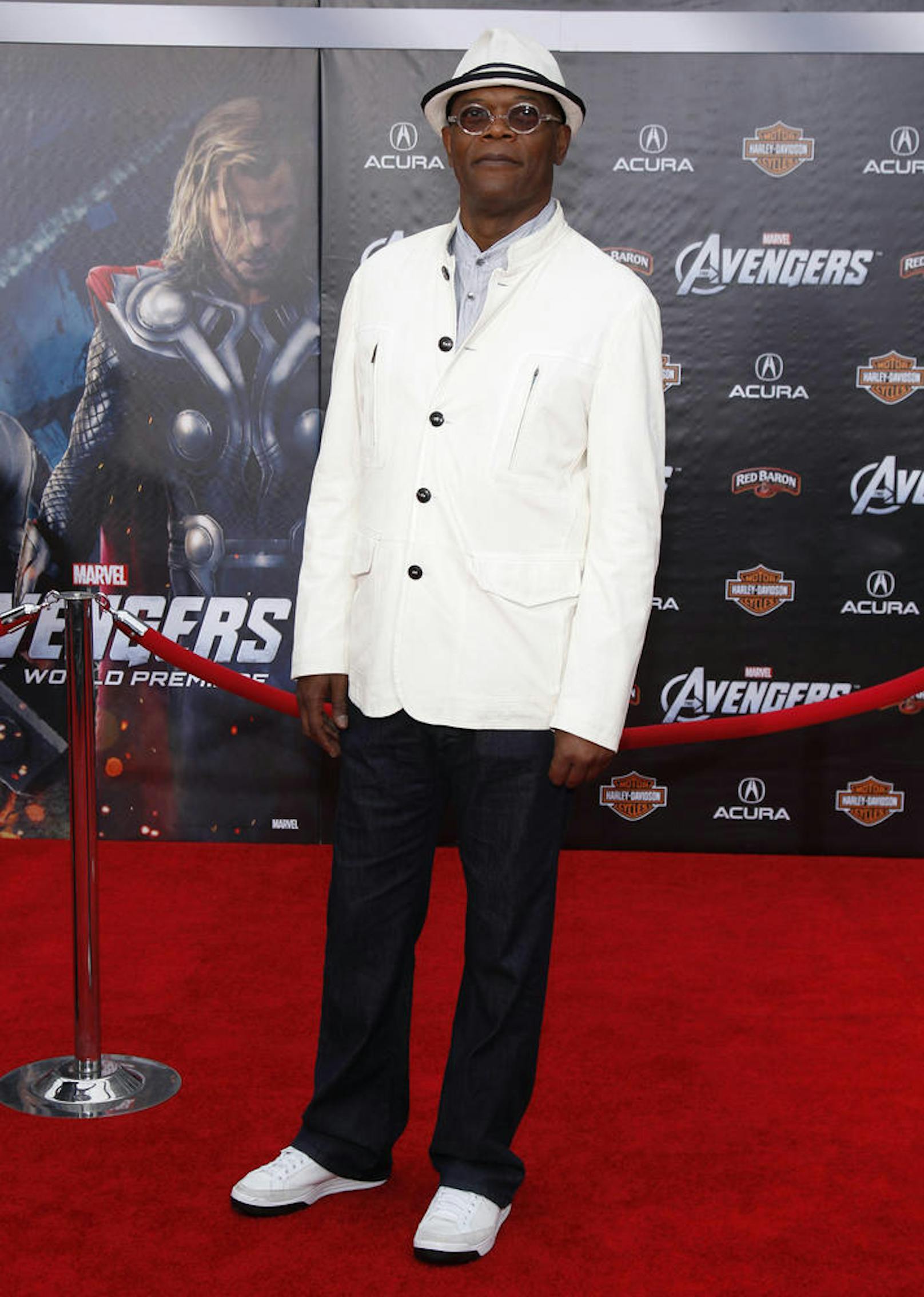 Samuel L. Jackson bei der Premiere von "Marvel's The Avengers" in Hollywood, 2012