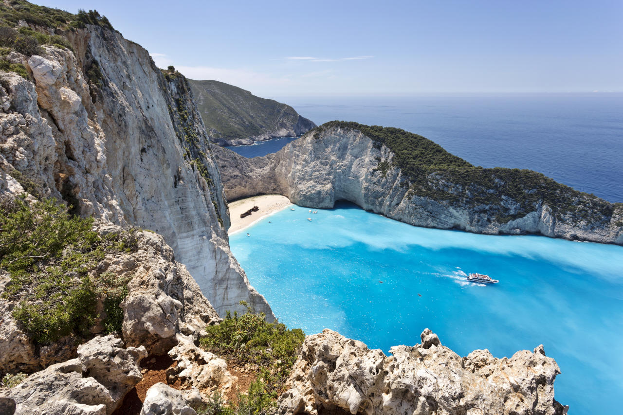 Der Navagio-Beach auf Zakynthos bleibt für Touristen gesperrt – es besteht Lebensgefahr.