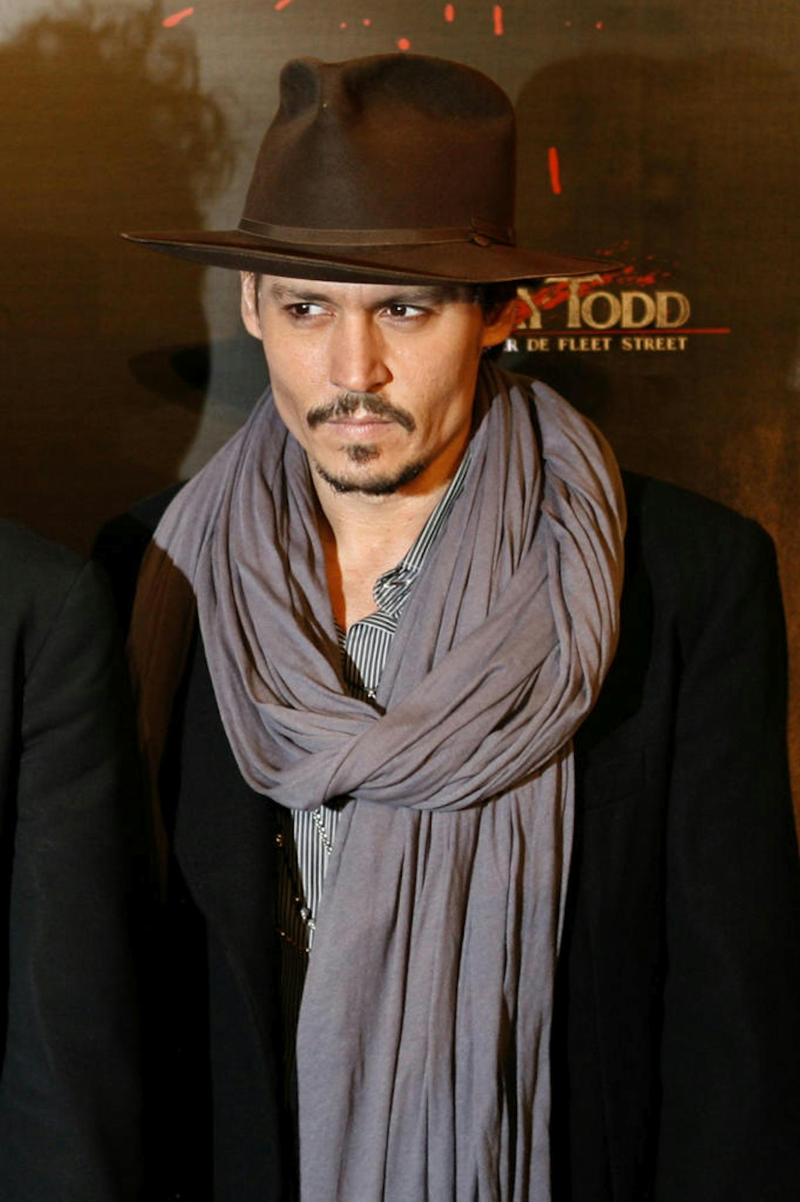 ... natürlich Hollywood-Star Johnny Depp, ...