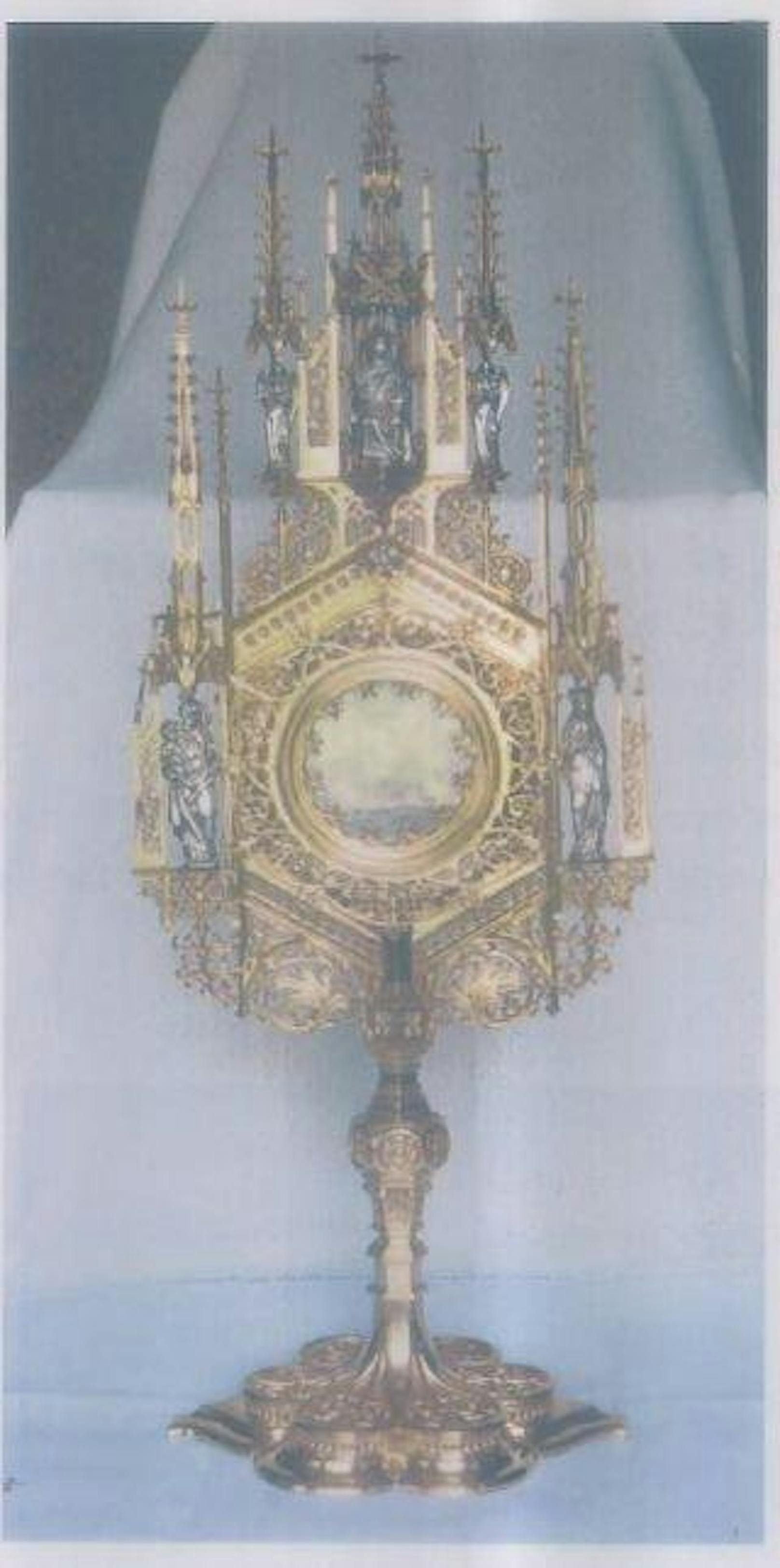 Diebe räumten in der Pfarre St. Severin in Wien-Währing einen eingemauerten Tresor aus. Beute: drei Goldmonstranzen, 47 Einzelreliquien und eine antike Schatulle. Gesamtschaden: 53.700 Euro.