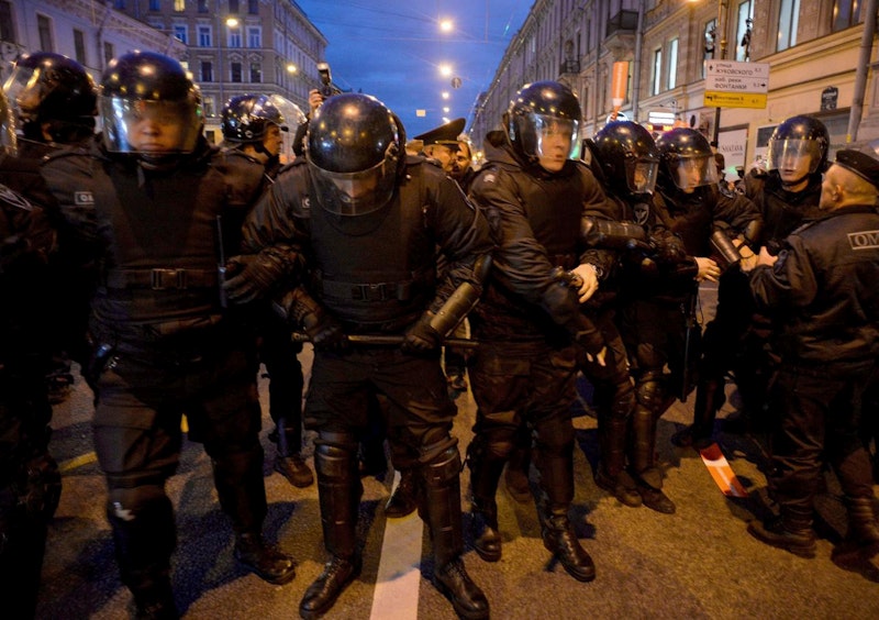 Mindestens 66 Demonstranten seien festgenommen worden
