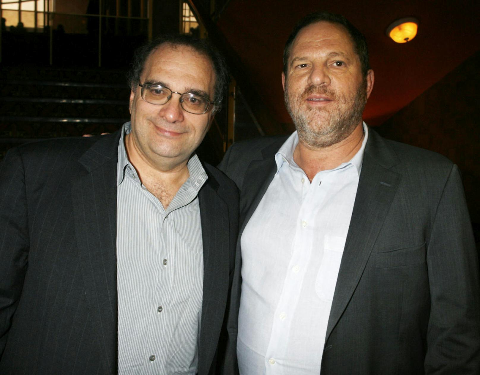 Bob (li.) und Harvey Weinstein bei der Premiere von "1408" in am 12. Juni 2007 in Los Angeles. (Fred Prouser)