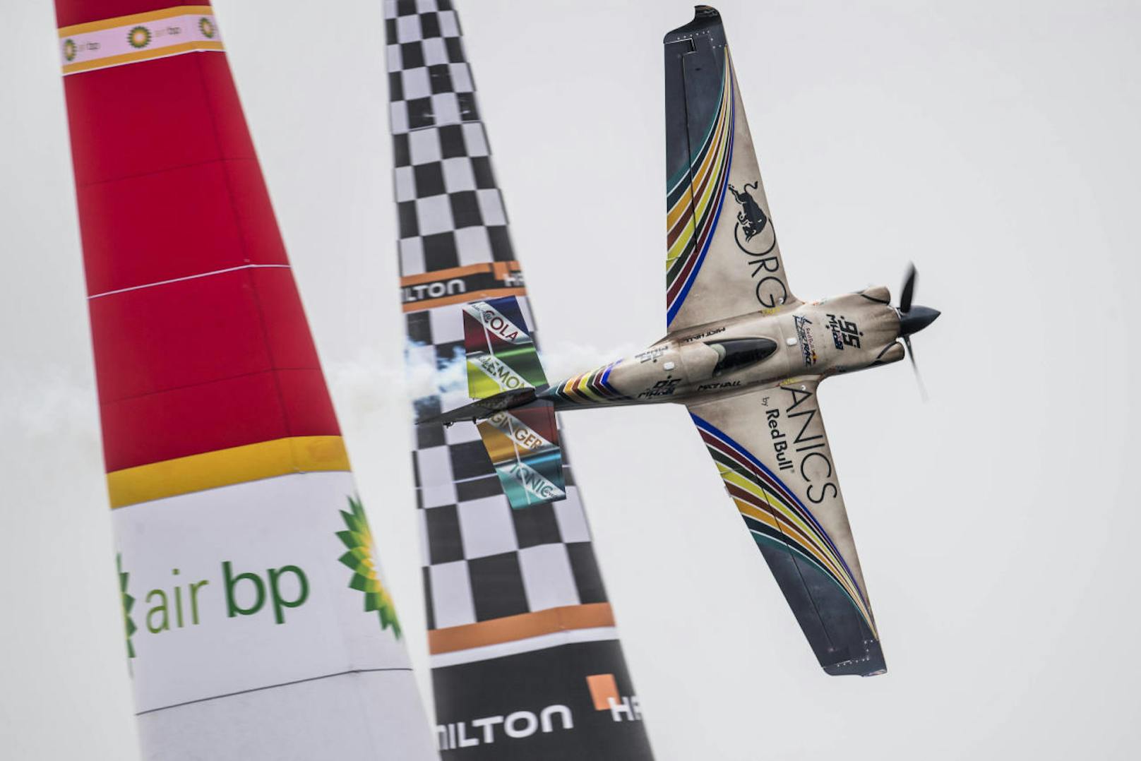 Matt Hall of Australia performs during qualifying day at the third round of the Red Bull Air Race World Championship in Chiba, Japan on May 26, 2018. // Joerg Mitter / Red Bull Content Pool // AP-1VSGDXQ452112 // Usage for editorial use only // Please go to www.redbullcontentpool.com for further information. //  Credit: Joerg Mitter / Red Bull Content Pool