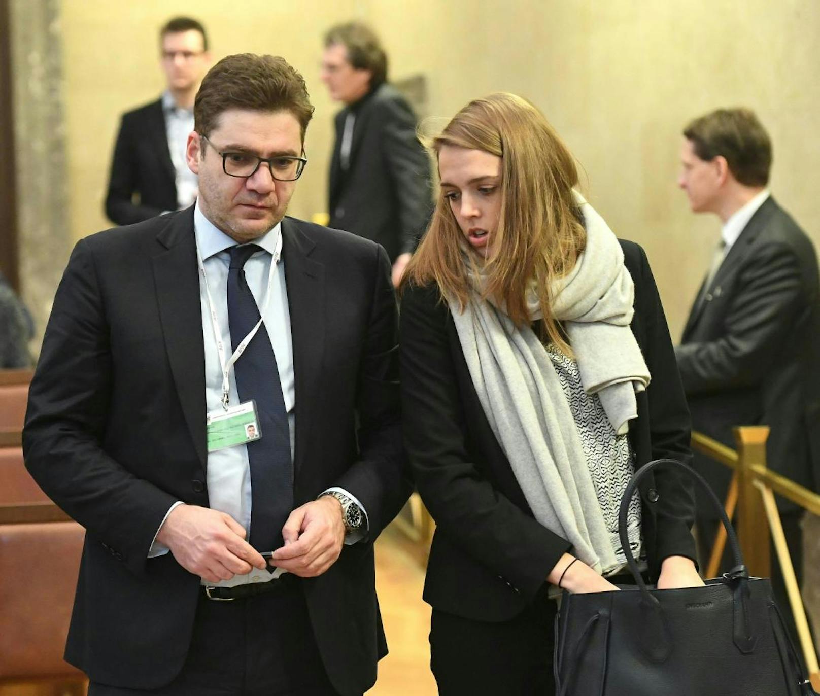 Anwalt Jörg Zarbl und Anwältin Vanessa McAllister.