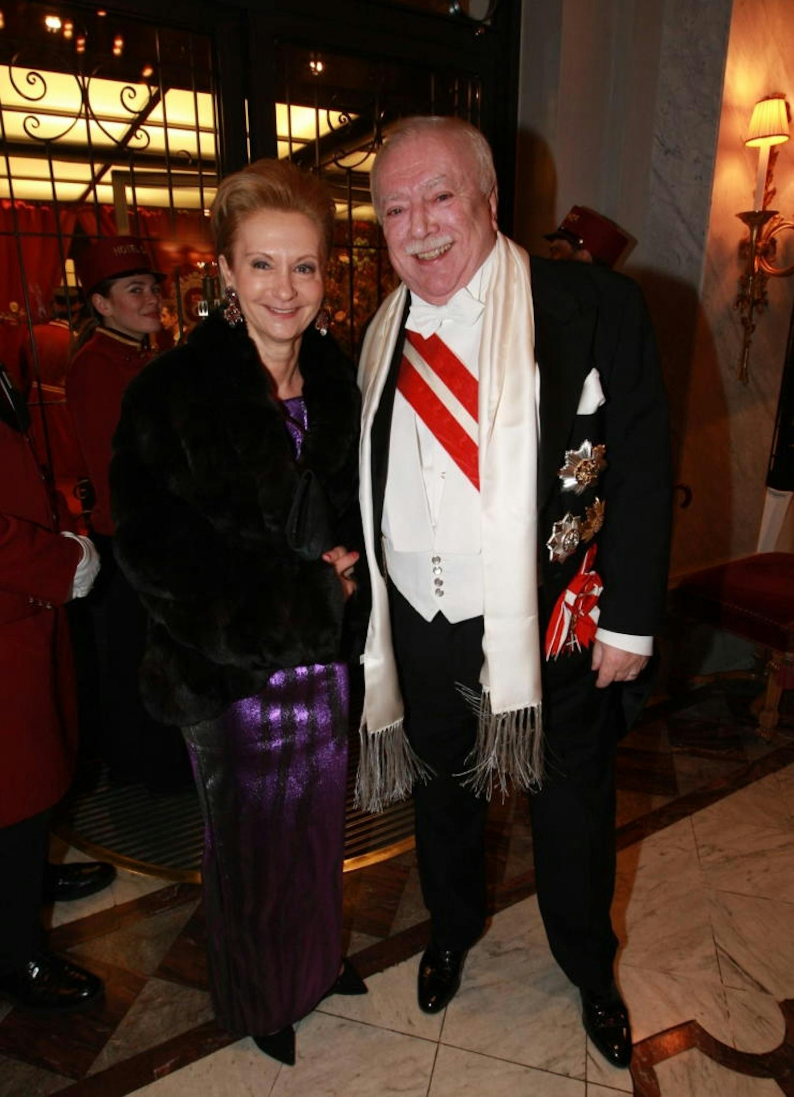 Bürgermeister Michael Häupl mit Ehefrau Barbara Hörnlein.