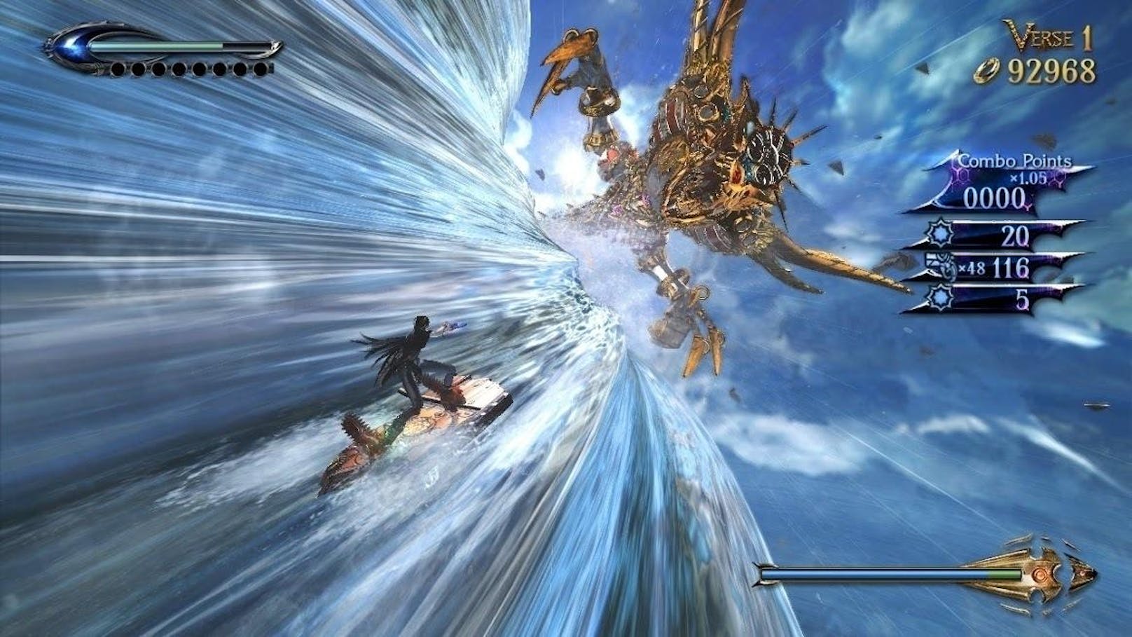 Die Bayonetta-Spiele zeigen PlatinumGames in Höchstform: Abgefahrene Kämpfe, viele Sammelobjekte, Waffen im Überfluss und die verrückten Handlungen sorgen für ein ganz besonderes Spielerlebnis.