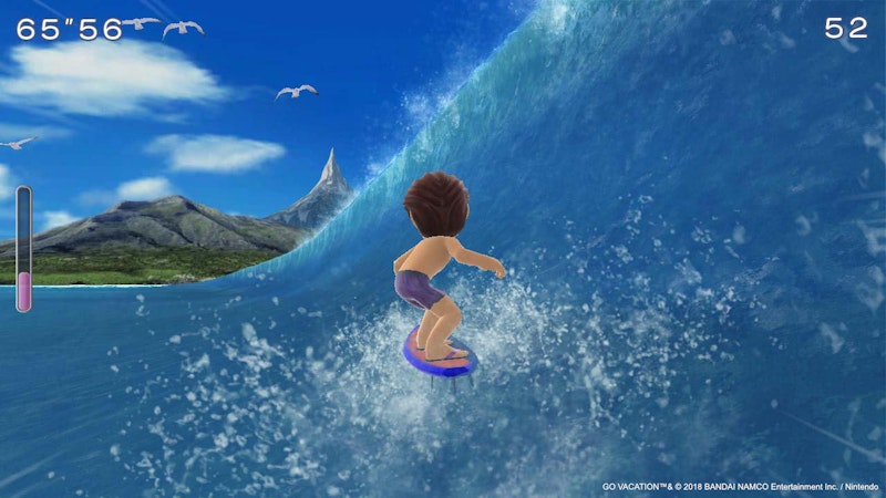 Im Urlaubssprech: ein Teil geht baden, Bauchfleck legt Go Vacation aber keinen hin. Für rund 20 der über 50 Minigames wird man die Switch immer mal wieder gerne zur Hand nehmen.