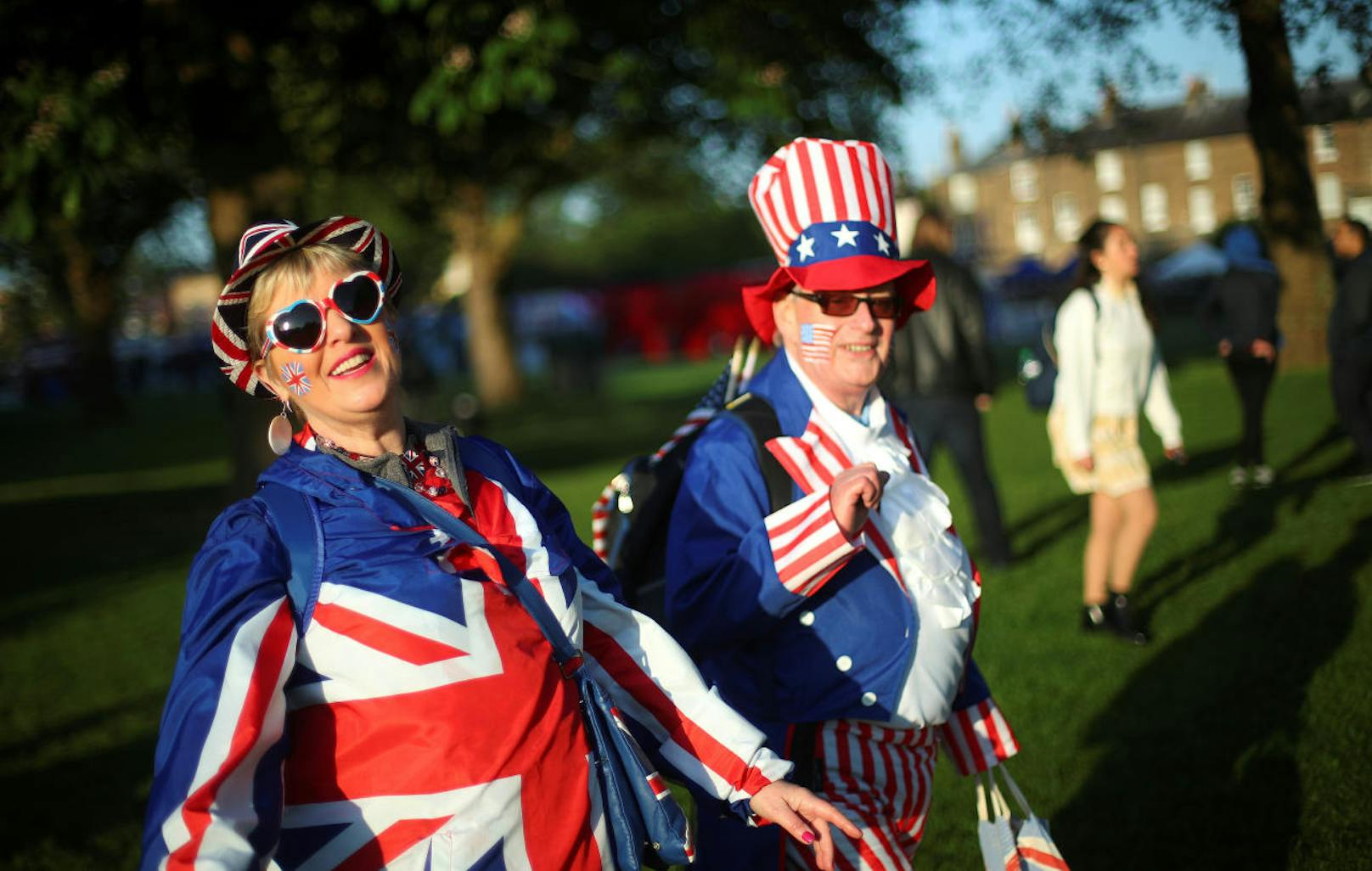 Lady Union Jack und Uncle Sam. (Credit: Hannah McKay)