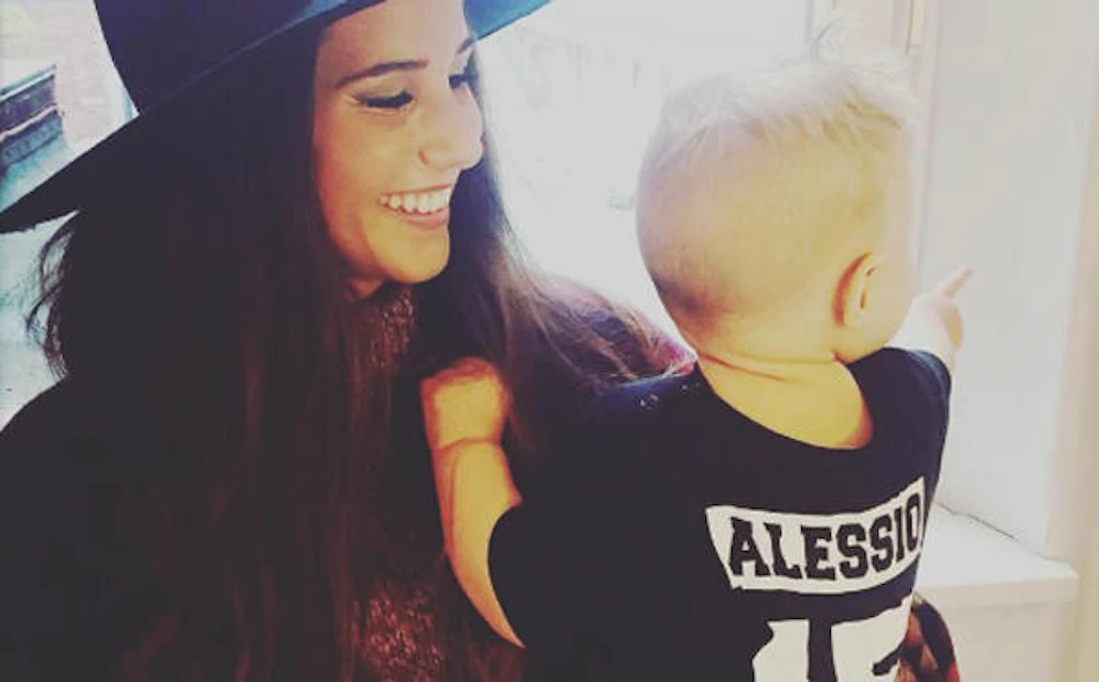 Sarah Lombardi und Sohn Alessio
