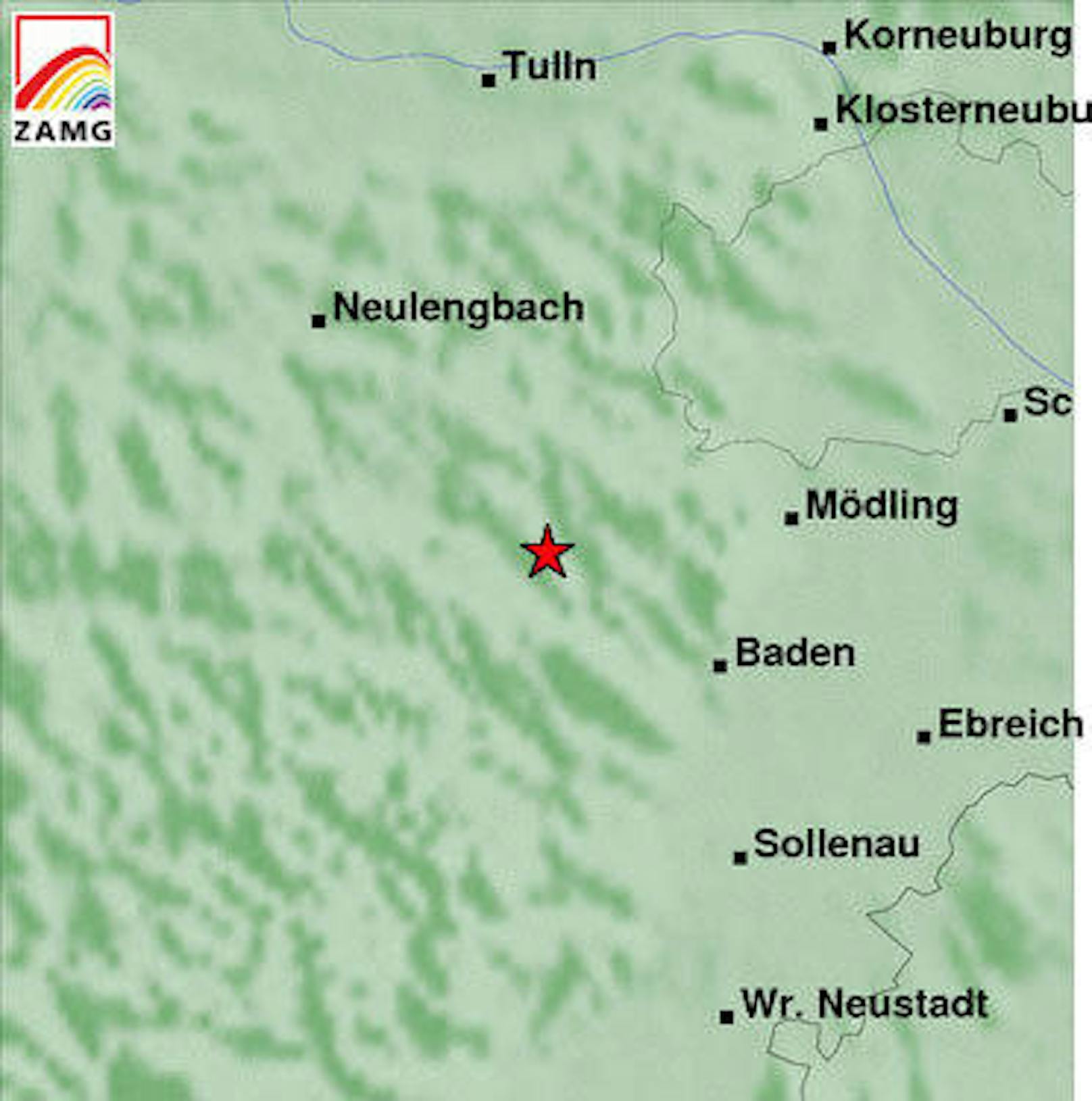 Ein Erdbeben erschütterte Alland in Niederösterreich.