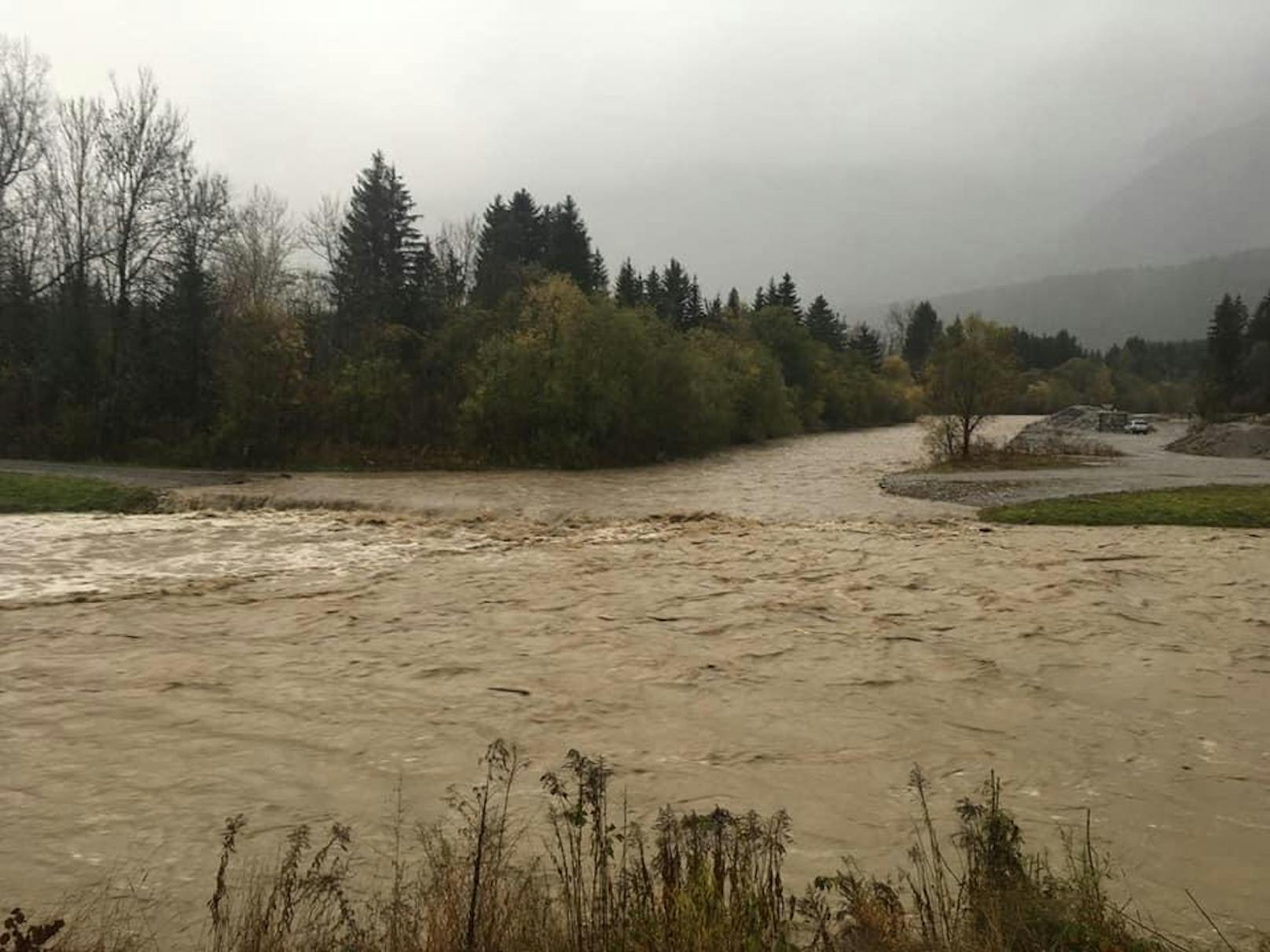 Hochwasser in Kärnten.