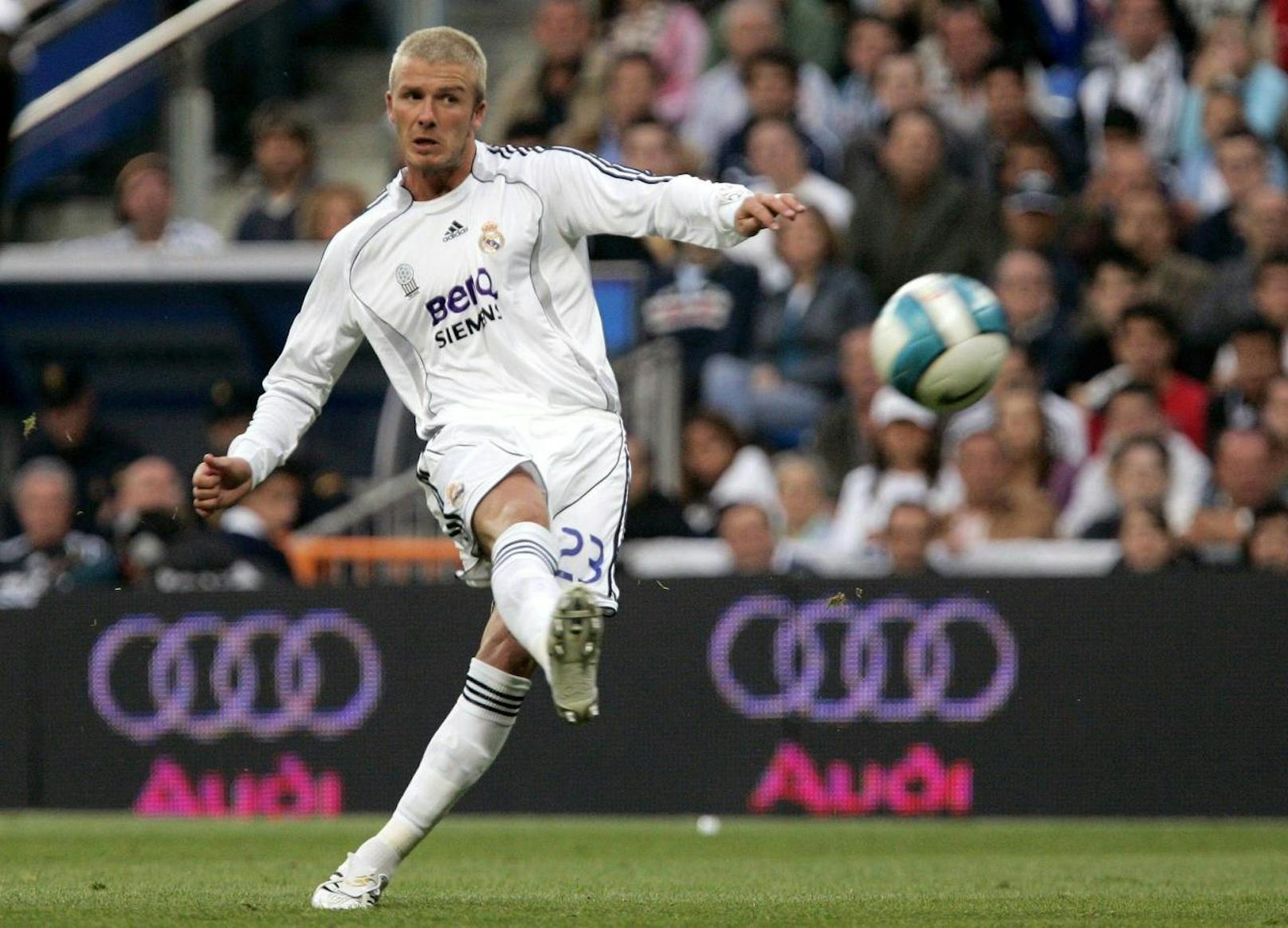 Platz 8: David Beckham (Fußball)
Verdienst: 800 Millionen Dollar