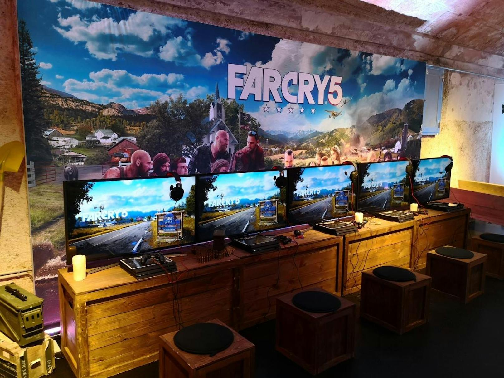 Far Cry 5 Event WienAlles auf Far Cry gebrandet: Ubisoft lud an einer geheimen Location in Wien ...