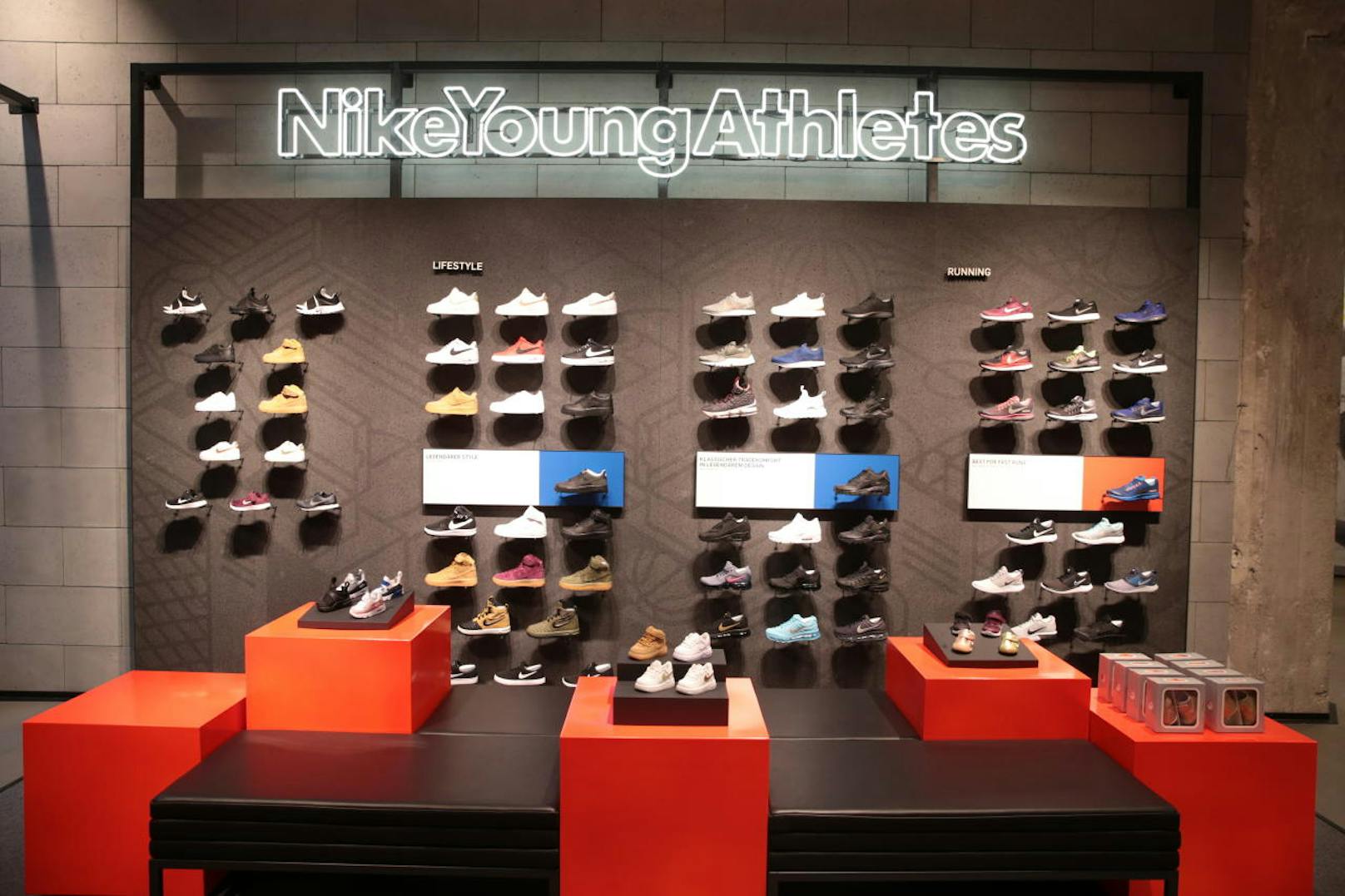 Neuer Nike Shop auf der Wiener Mahü