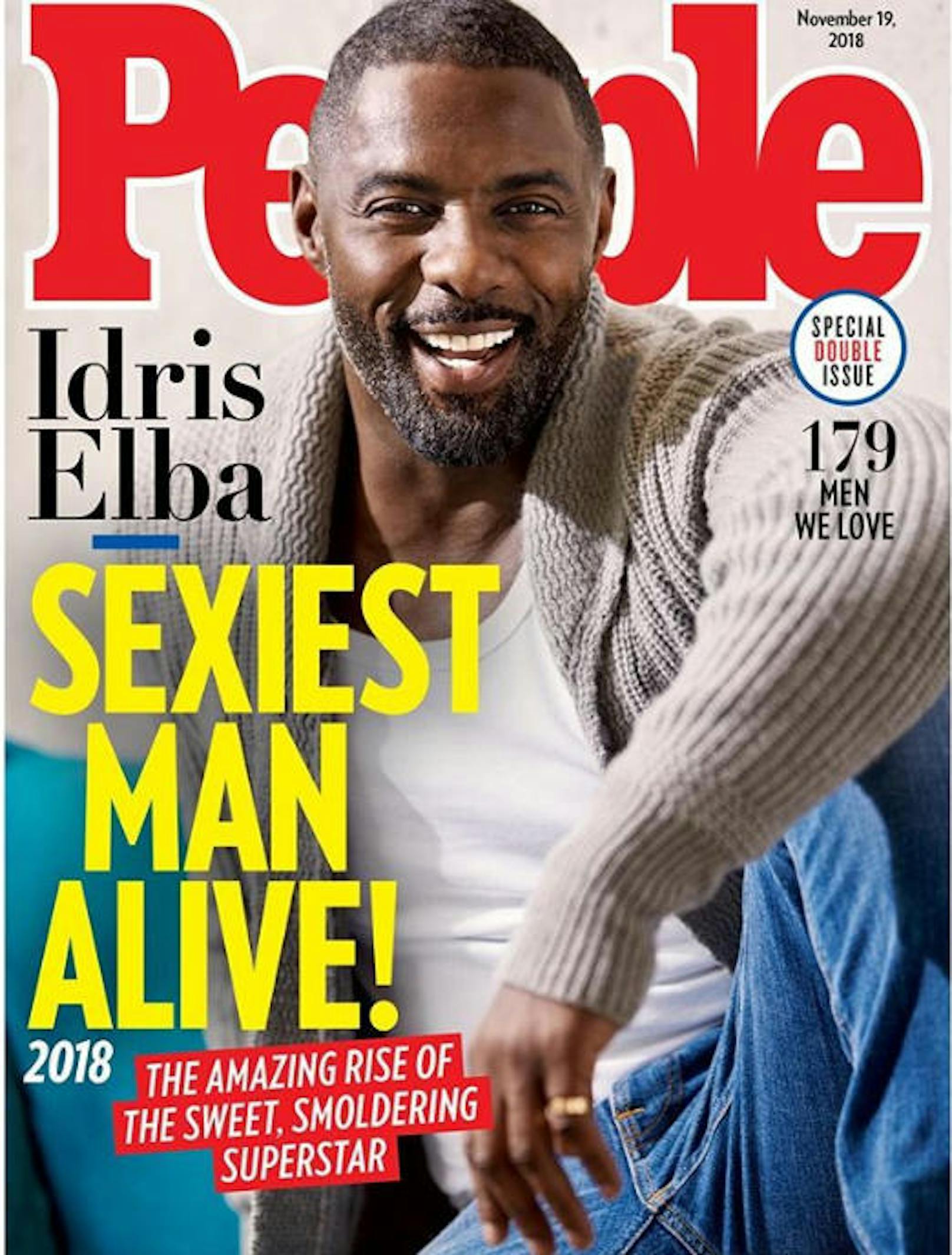 6.11.2018: Idris Elba ist der neue Sexiest Man Alive 