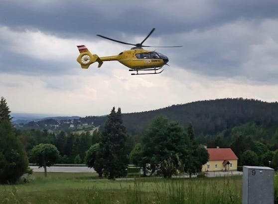 Mit dem "Christophorus 16" wurde die Frau ins Spital gebracht, erlag dort ihren Verletzungen.
