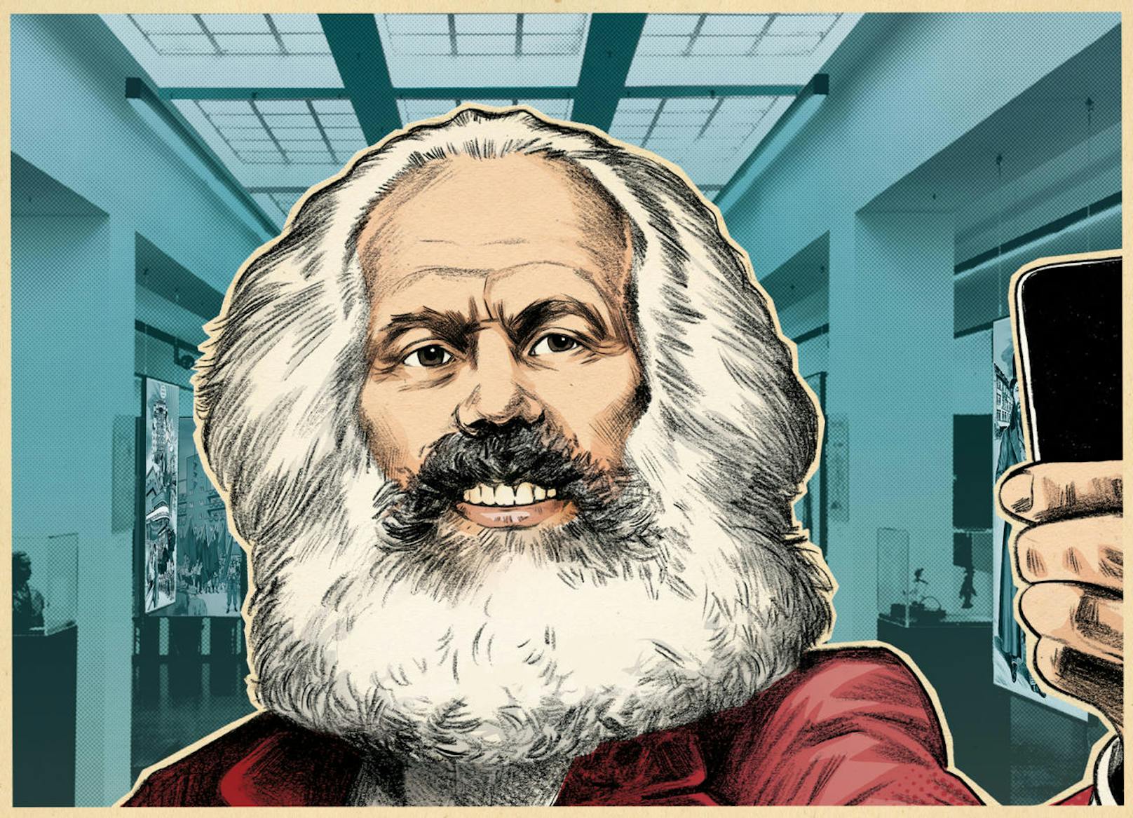 Im August 1848 reist Karl Marx für einige Tage nach Wien und trifft sich mit den Vertretern der revolutionären Bewegung.