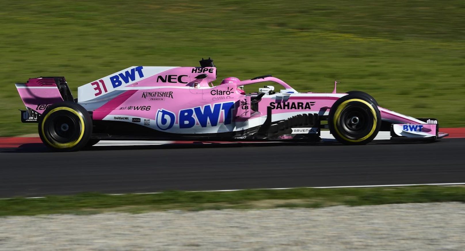 <b>Force India</b> ist wieder mit dem österreichischen Hauptsponsor BWT unterwegs.