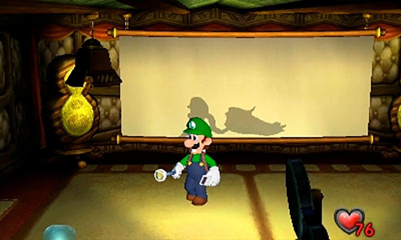 Für die Portierung hat Nintendo die Optik ordentlich aufpoliert und den Figuren neue Charaktermodelle verpasst. In Kombination mit der unheimlichen Musik kommt eine schöne Gruselstimmung auf Kinder-Geisterbahn-Niveau auf.