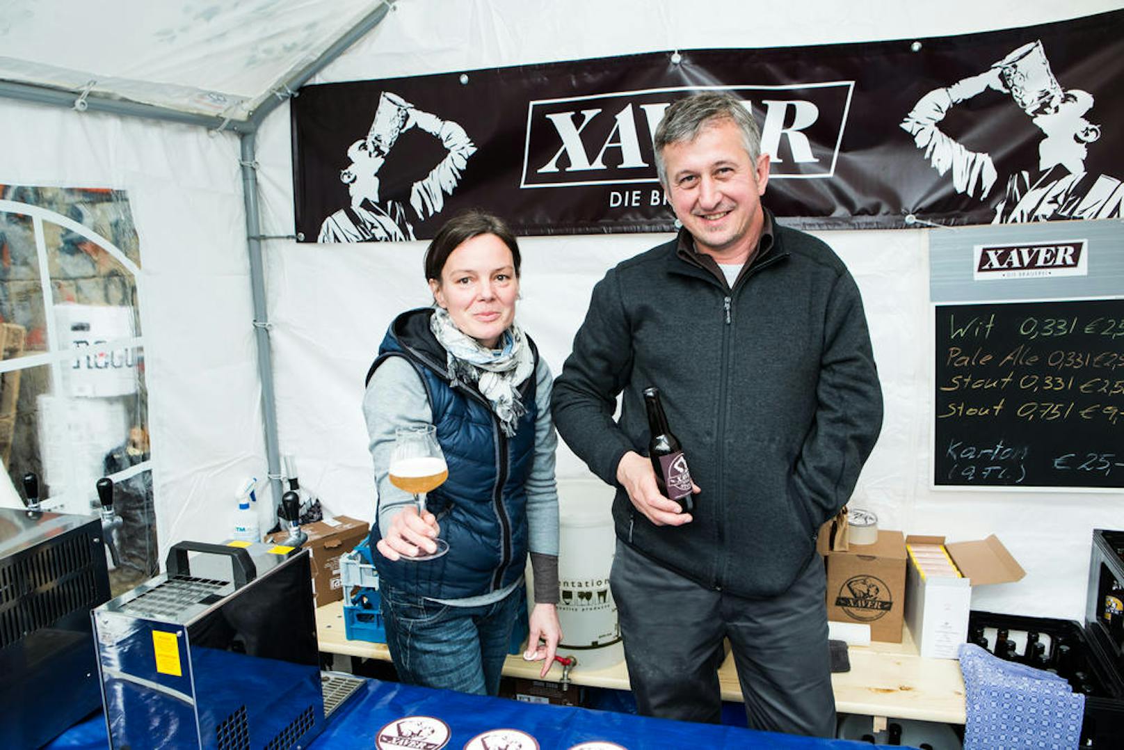 Bier aus Wien: Der Xaver Stand beim Craft Bier Fest 2013
