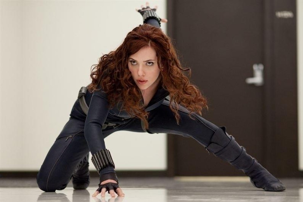 Scarlett Johansson als Black Widow in 