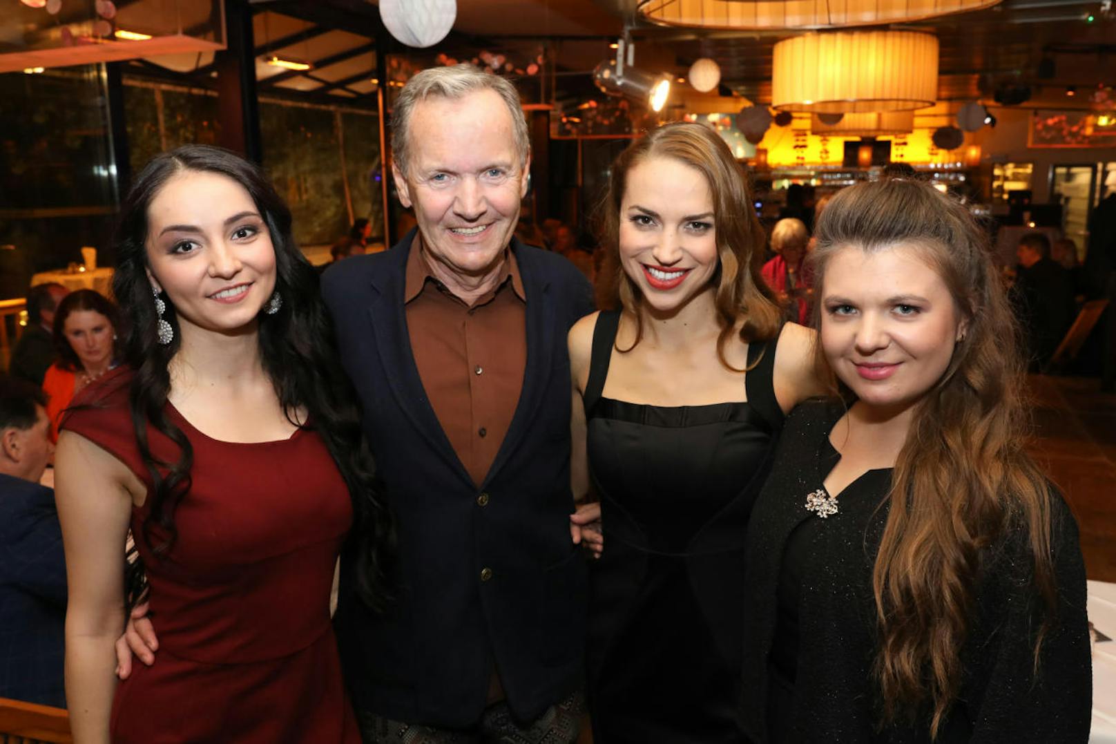 Ilona Revolskaya, Ossi Schellmann, Jenna Siladie und Tatiana Kuryatnikova beim Kammeroper Klassik Klub auf der Summerstage