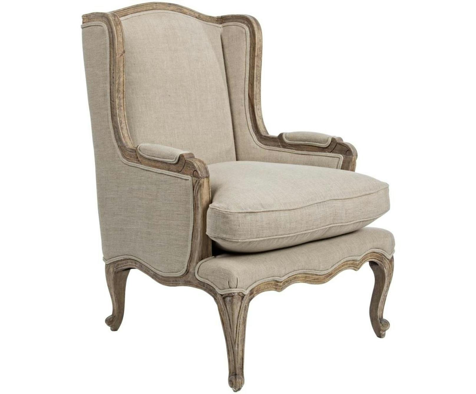 Ohren-Sessel Catherine von Bizzotto um 629 Euro, zu finden auf <a href="https://www.westwingnow.de/sessel-catherine-62979.html">www.westwingnow.de</a>