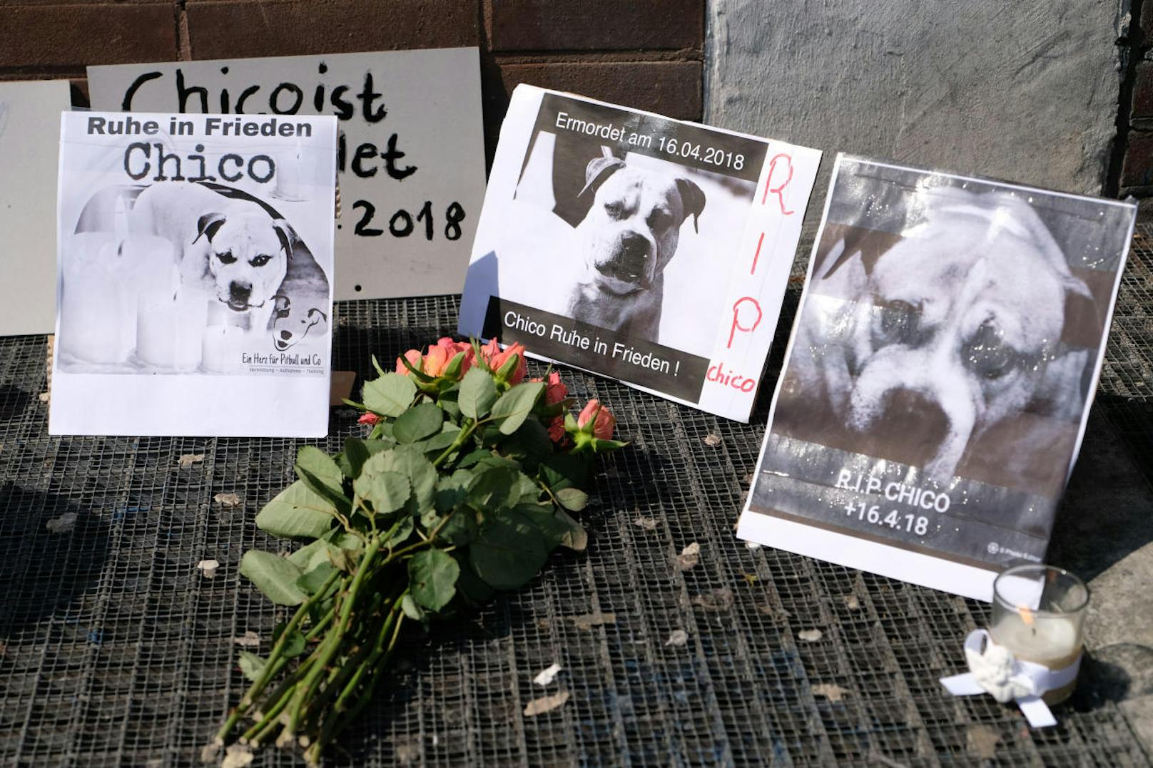 Am Sonntag versammelten sich 80 Menschen vor dem Ordnungsamt in Hannover, legten Blumen nieder, züdneten Kerzen an und feierten "Chico" als "Helden" und "Freiheitskämpfer".