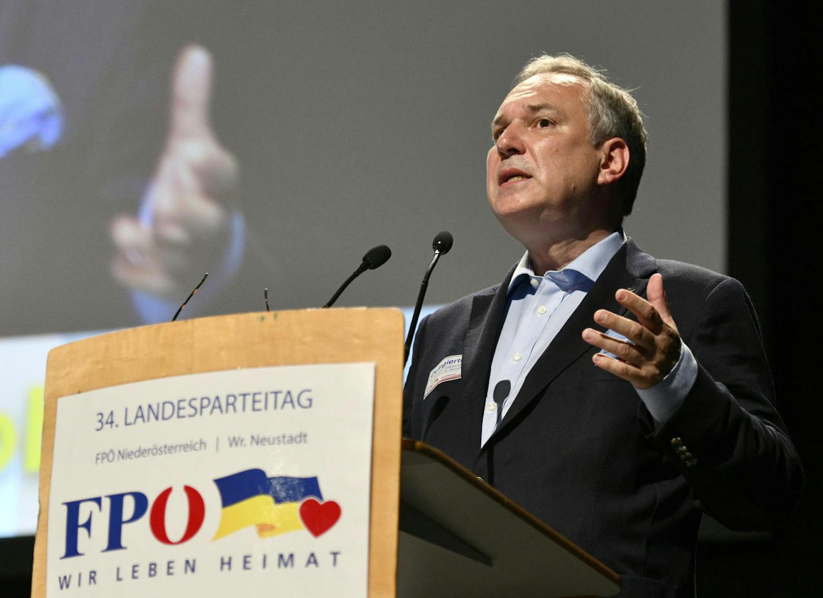 FPÖ-Landesparteiobmann Walter Rosenkranz
