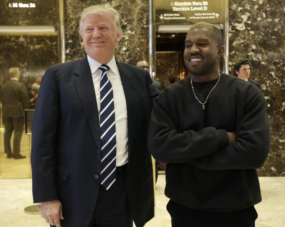 Donald Trump und Kanye West
