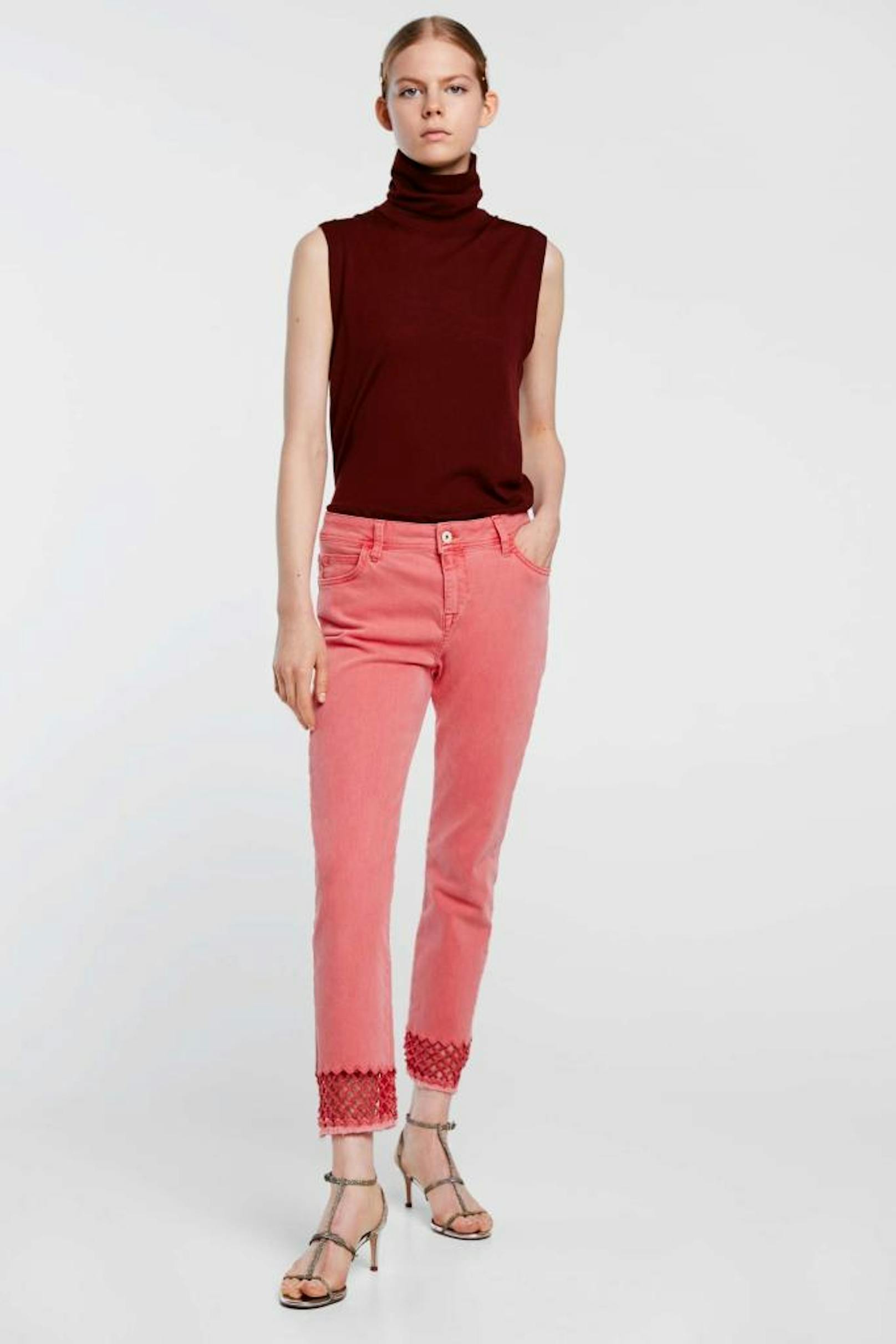 Jeans von Zara um 39,95 Euro.