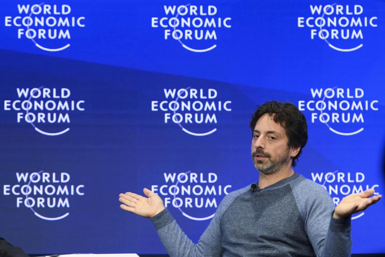 Sergey Brin, ebenfalls Co-Gründer von Google,musste sich von 2,26 Milliarden US-Dollar trennen. Neues Vermögen: 51,5 Milliarden US-Dollar.