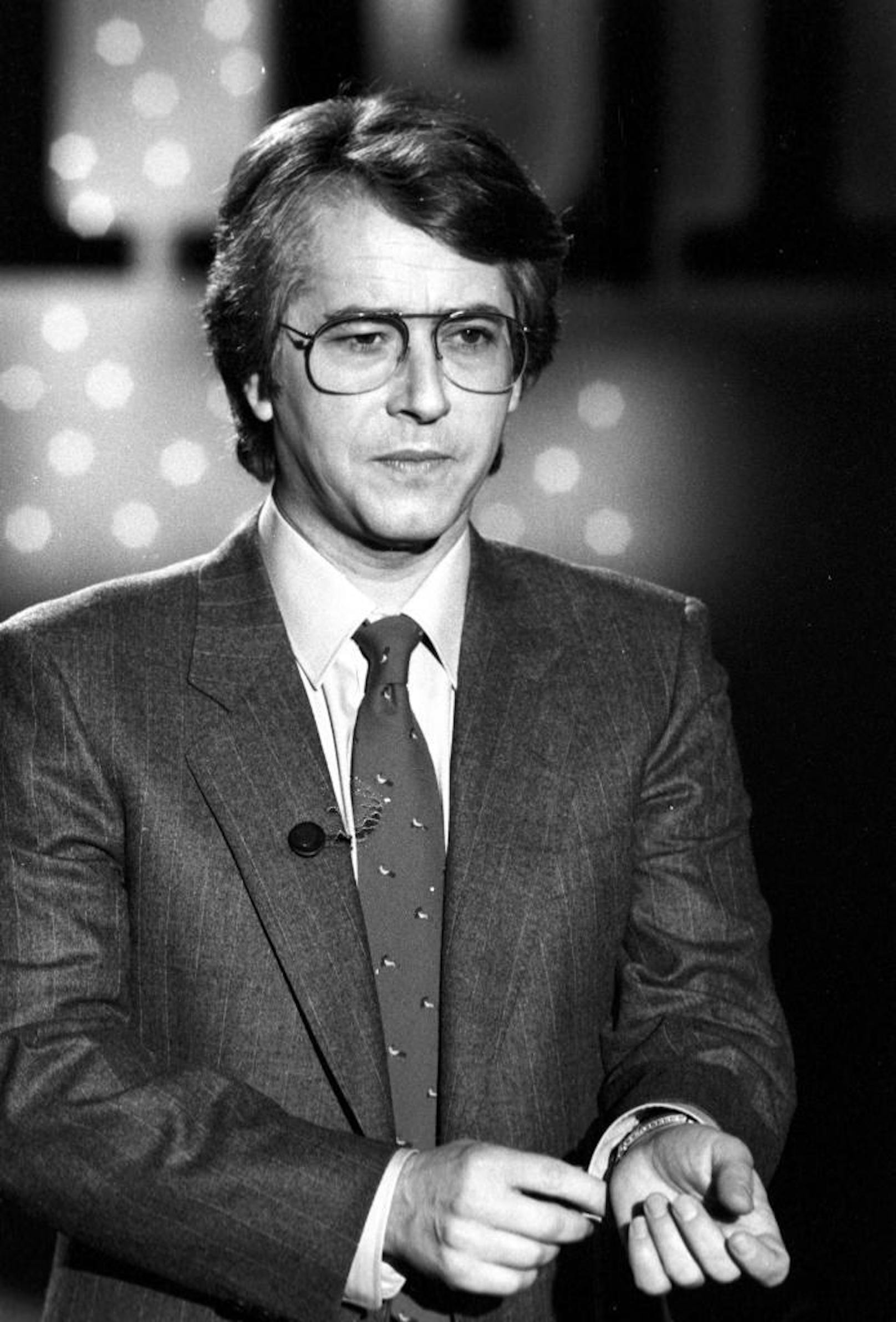 Moderator Frank Elstner 1982