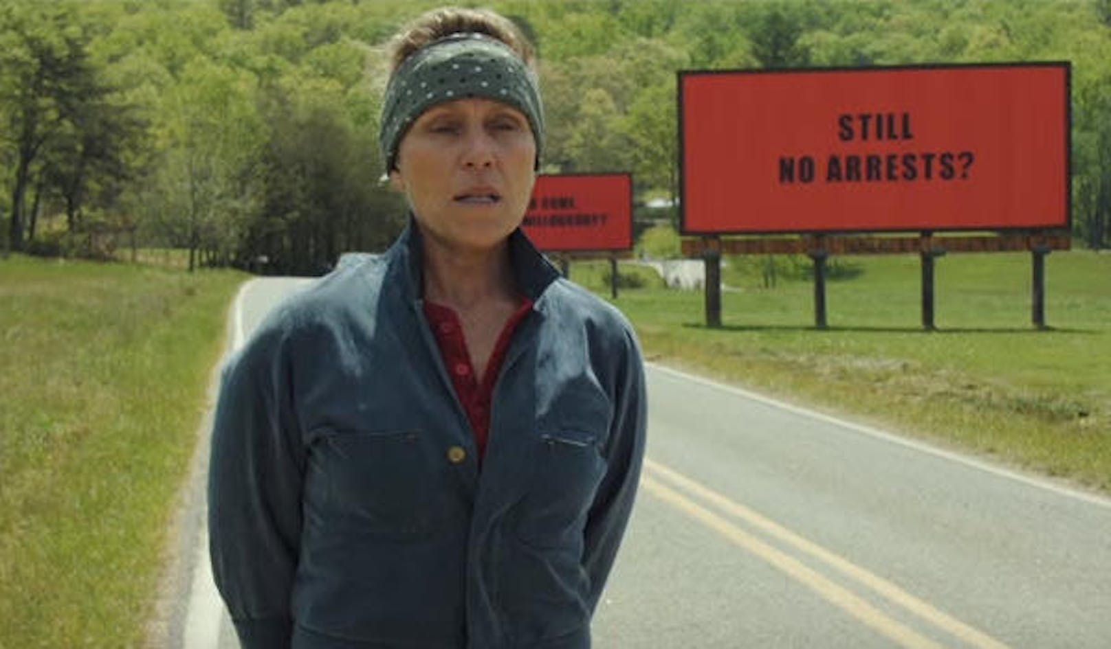 Frances McDormand im Trailer von "Three Billboards Outside Ebbing, Missouri"
