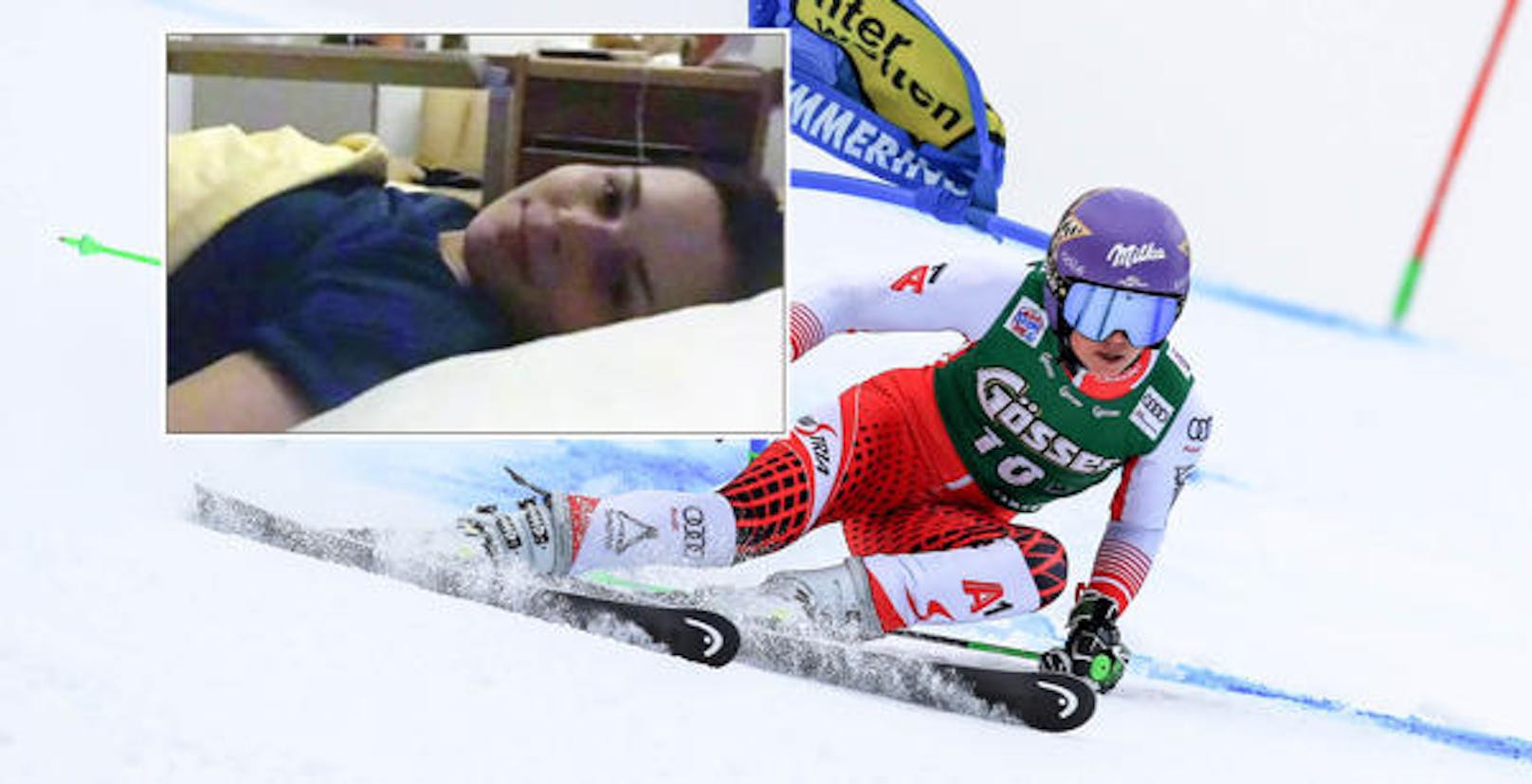 Und dann der große Schock! Am 12. Jänner 2019 verschnitt es Veith im Training in Pozza di Fassa (It) den Ski. Bittere Folge: Kreuzbandriss im rechten Knie. Die Saison inklusive WM waren für die 29-Jährige gelaufen. In den Folge-Monaten versuchte die Ski-Queen "wieder ganz gesund zu werden."