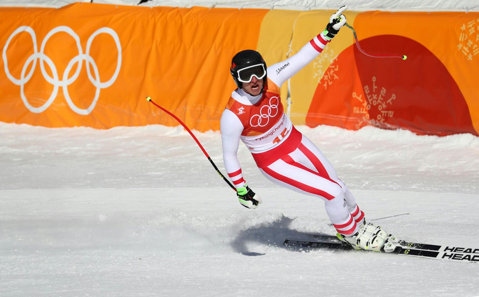 Der Abfahrts-Olympiasieger 2014 setzte in Pyeongchang noch einen drauf. Drei Tage nach dem Sturz im Kombi-Slalom fuhr Mayer zu Gold im Super-G.