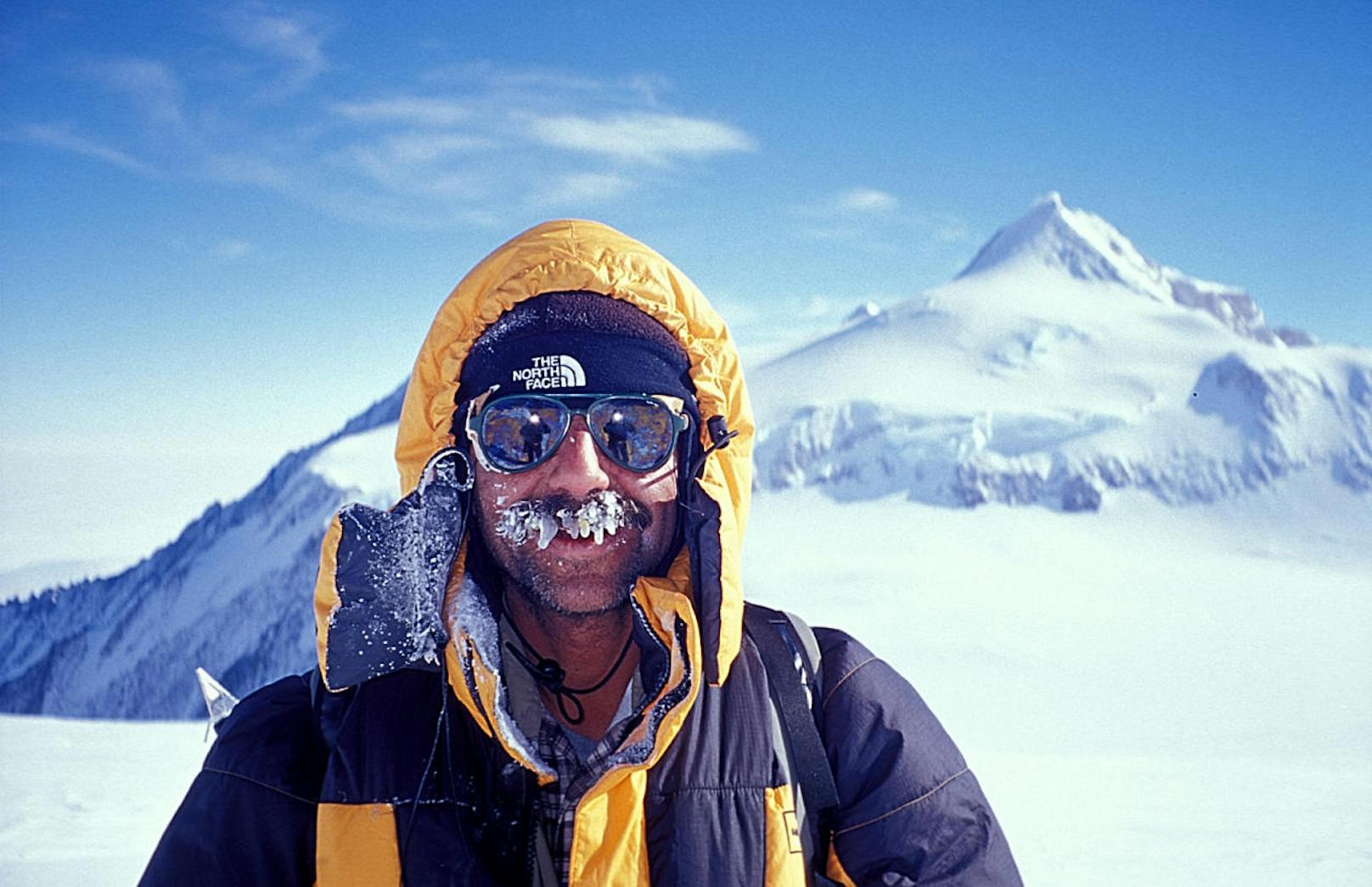 Beim Aufstieg auf den Mount Vinson - Antarktis Seven Summits.