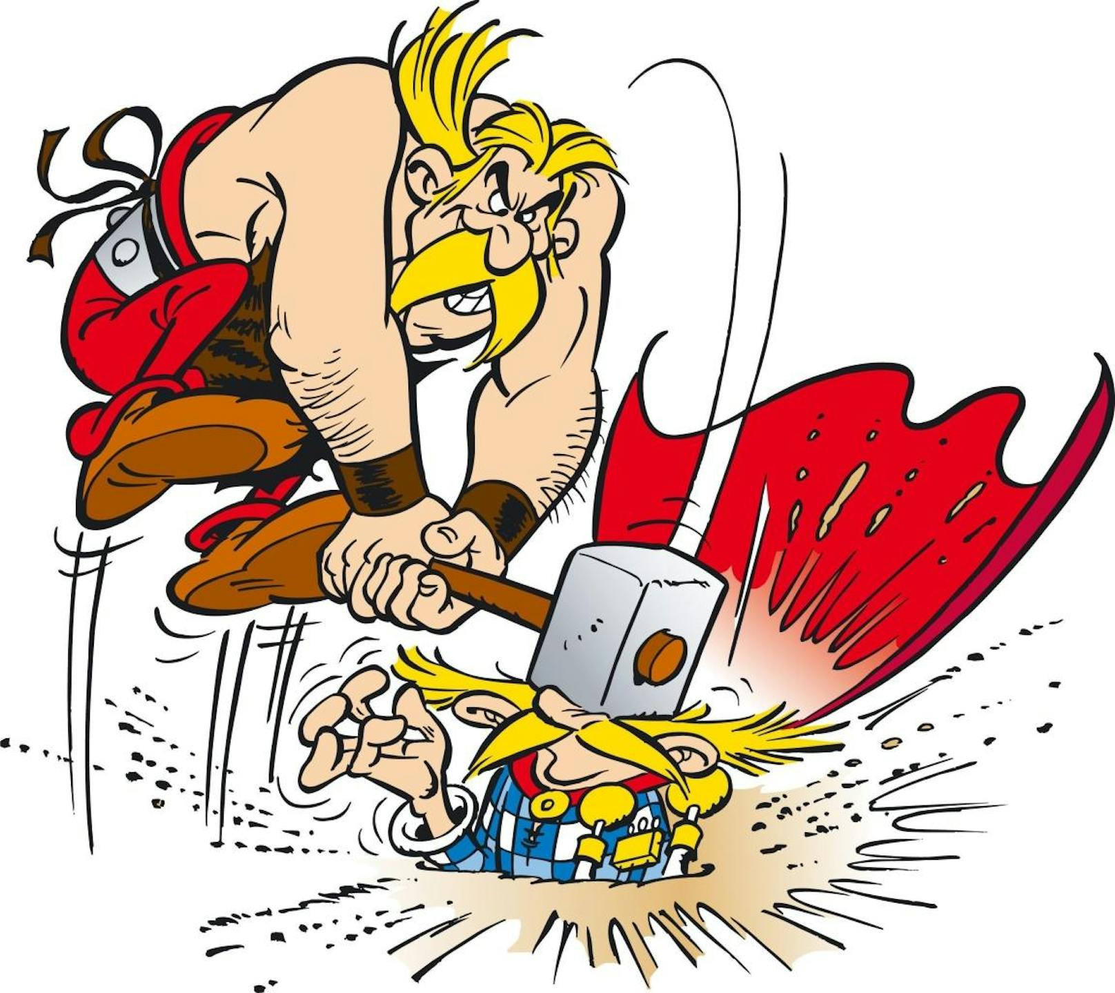 Nach dem Grund gefragt, warum sein Held Asterix heißt, soll René Goscinny geantwortet haben, dass der Anfangsbuchstabe A einen "unleugbaren Vorteil in der alphabetischen Aufstellung in einem späteren Comic-Lexikon mit sich bringt".