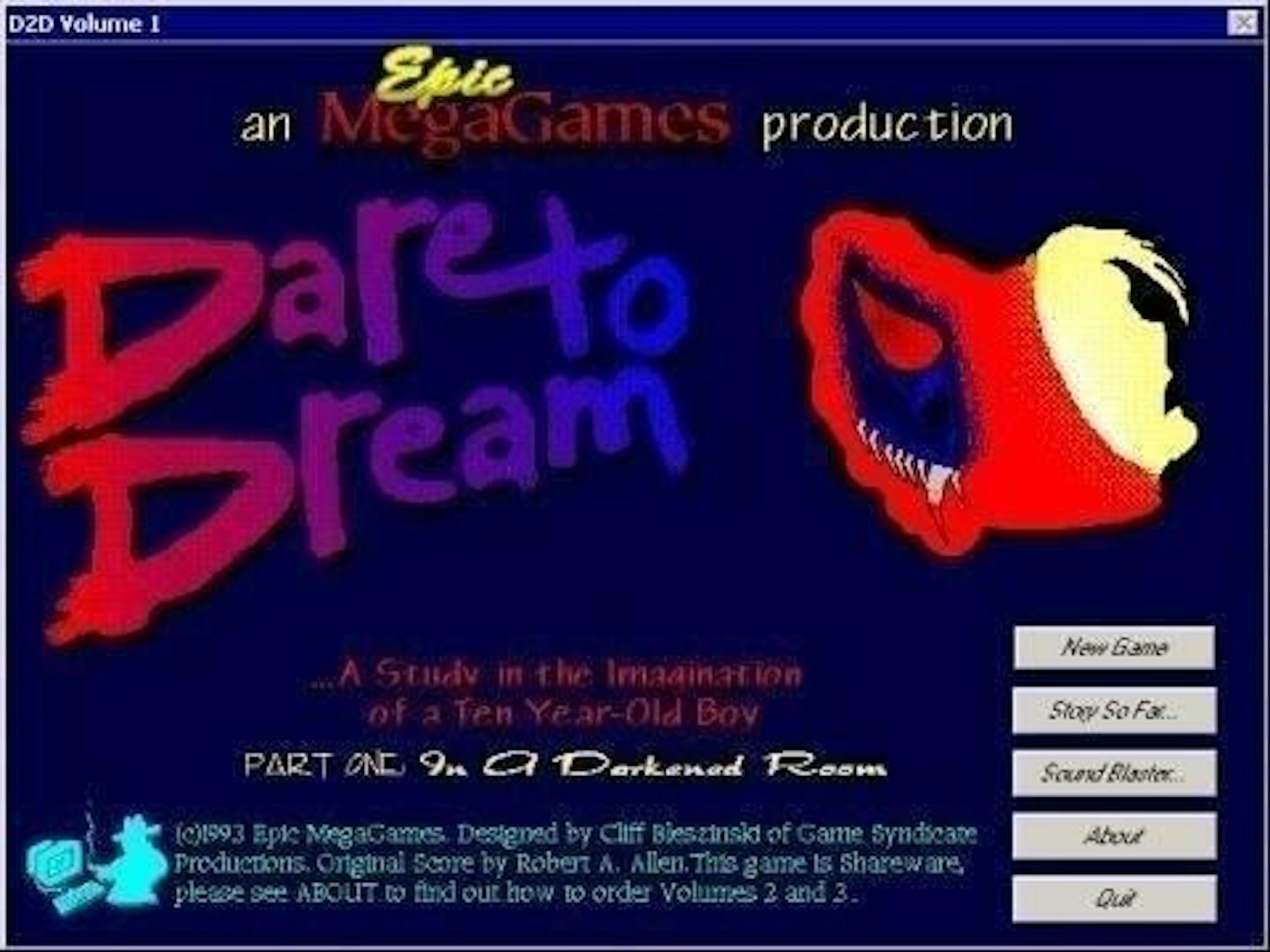 <b>1993:</b> Epic MegaGames hatte zu dieser Zeit rund 20 Mitarbeiter. Darunter waren Entwickler, Künstler, Designer und Komponisten. Mit dabei war auch der damals 17-jährige Cliff Bleszinski, der eingestellt wurde, nachdem er Sweeney sein Spiel "Dare to Dream" zeigte. Im Spiel verirrt sich die Hauptfigur in seine eigene Traumwelt.