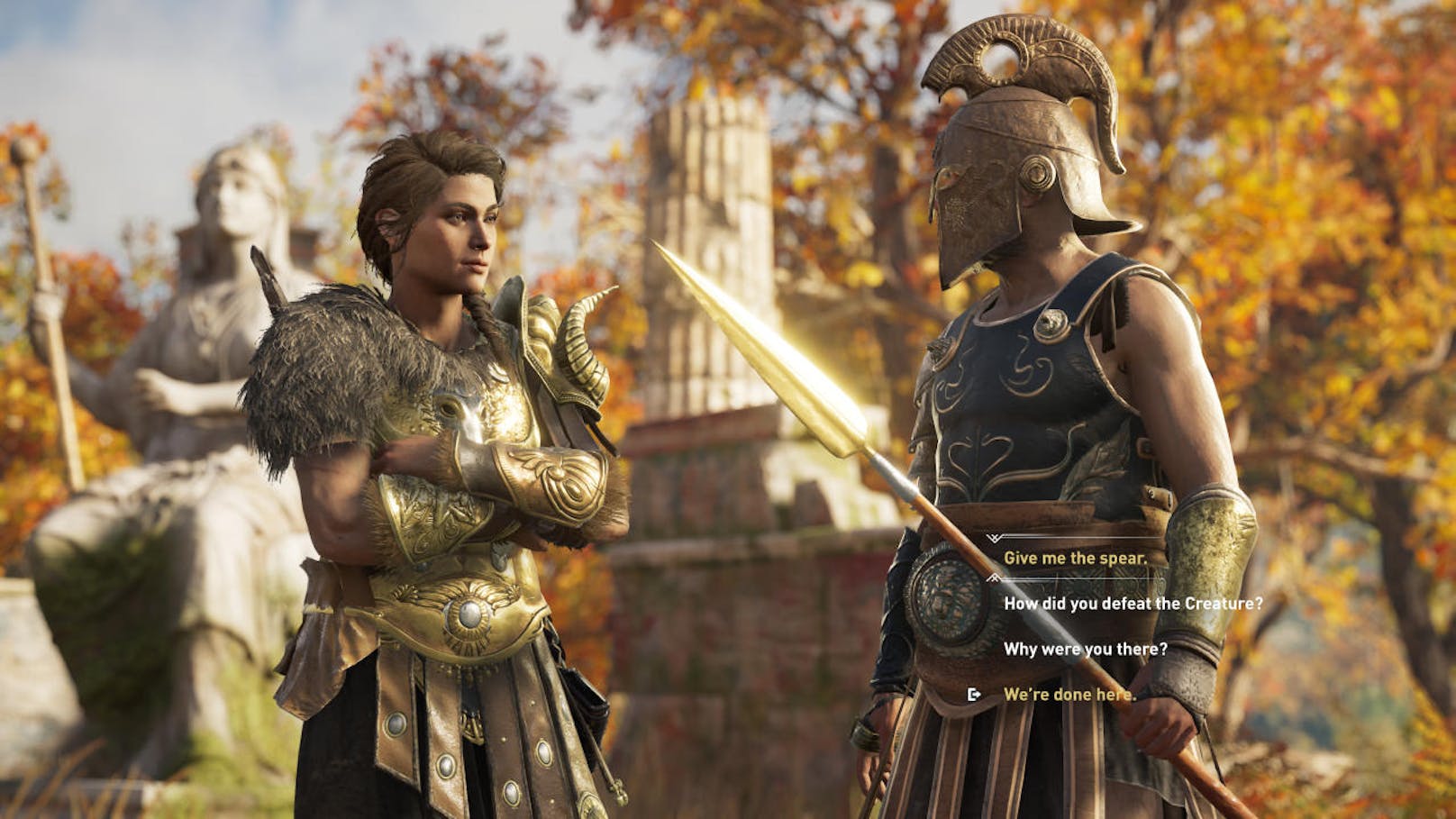 Erstmals in der Geschichte der Reihe darf der Spieler das Geschlecht des Charakters wählen - und somit als Alexios oder Kassandra losziehen.