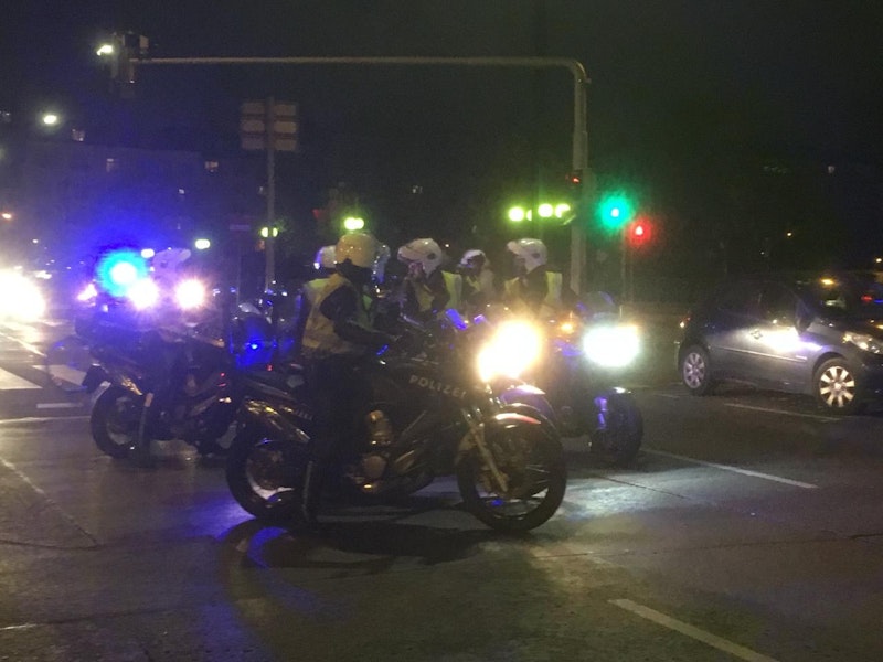 Wieder legte Donnerstags-Demo den Verkehr lahm. (Hier Bilder vom 8.11.)