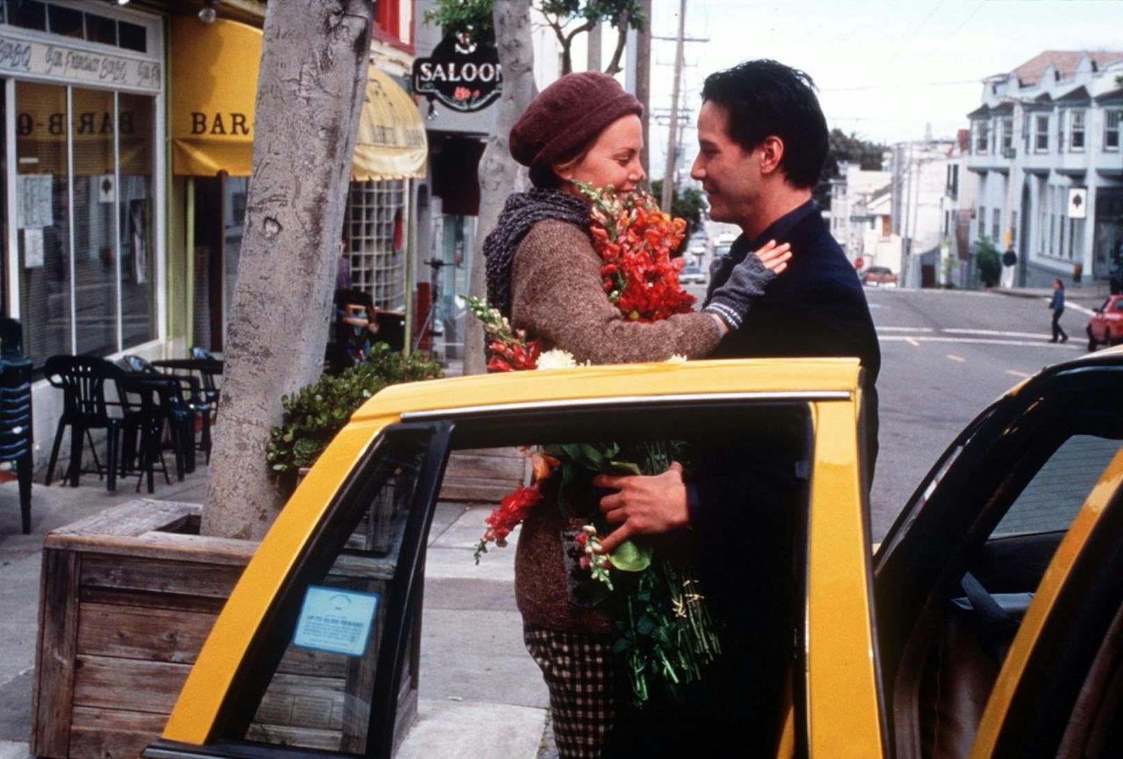 Liebespaar Keanu Reeves und Charlize Theron in "Sweet November" 